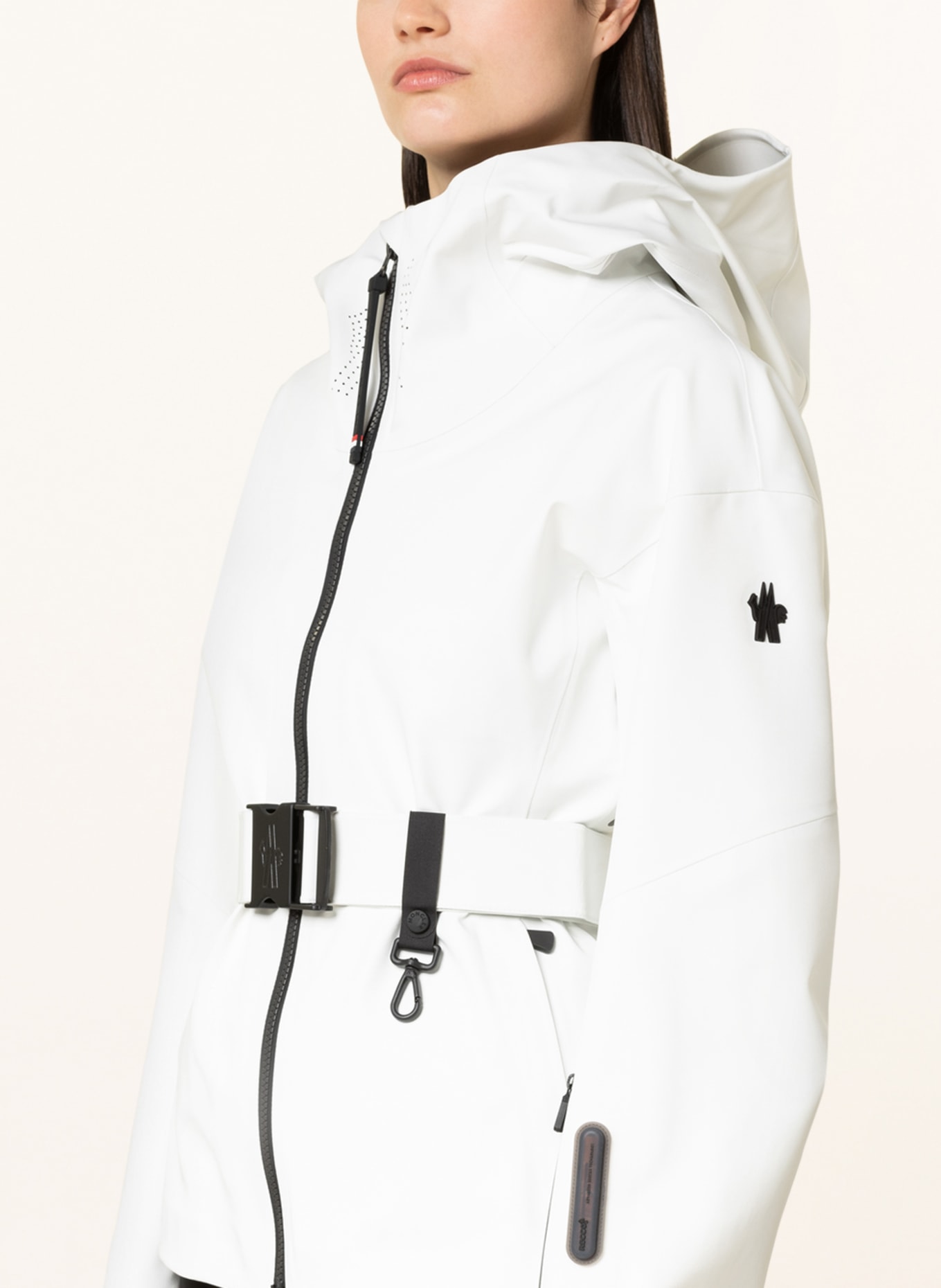 MONCLER GRENOBLE Hardshell ski jacket TECHE, Color: CREAM (Image 5)