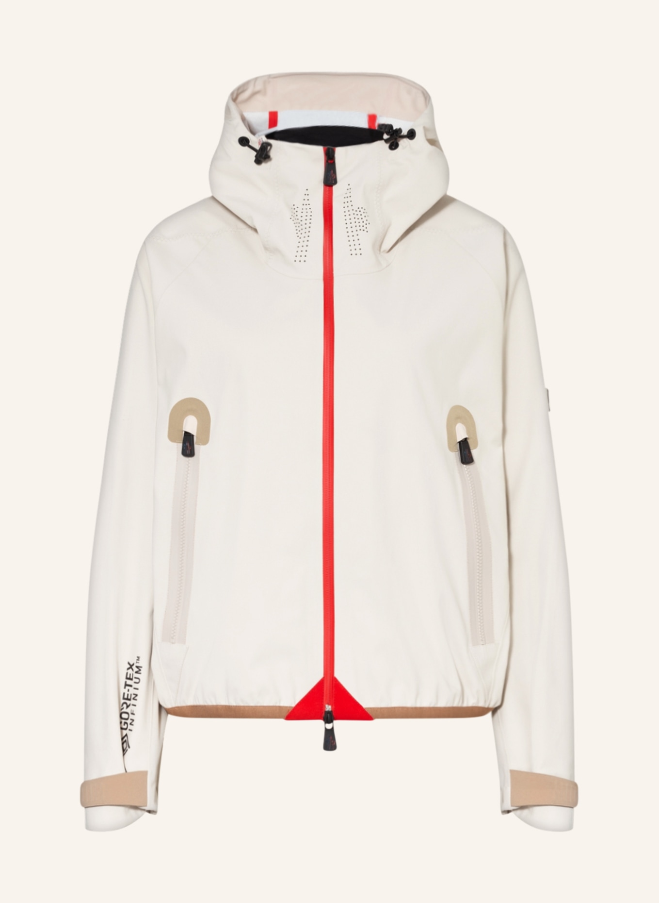MONCLER GRENOBLE Outdoor jacket VIZILLE, Color: CREAM (Image 1)