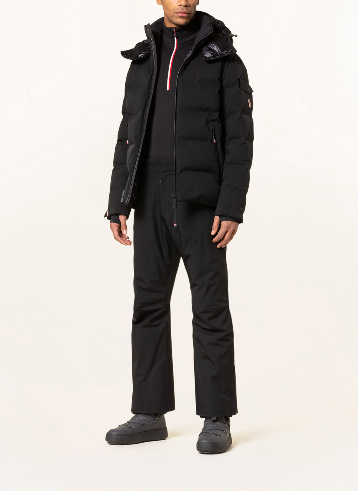 MONCLER GRENOBLE Down ski jacket MONTGETECH, Color: BLACK (Image 2)