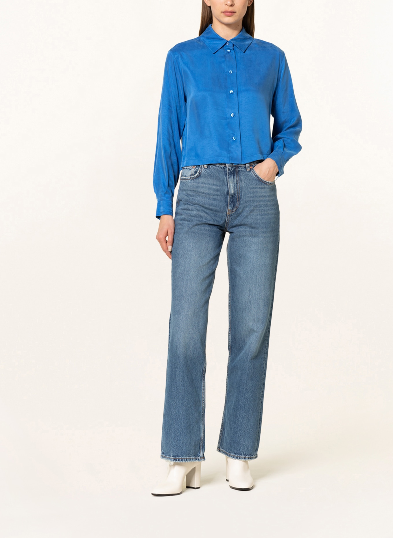 gina tricot Straight Jeans IDUN, Farbe: DK BLUE (Bild 2)