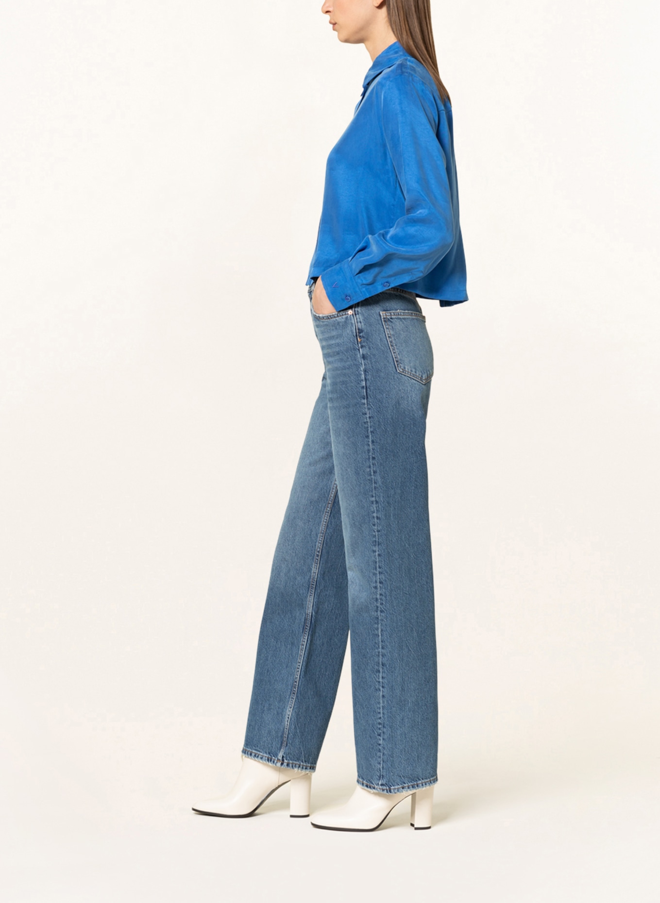 gina tricot Straight Jeans IDUN, Farbe: DK BLUE (Bild 4)