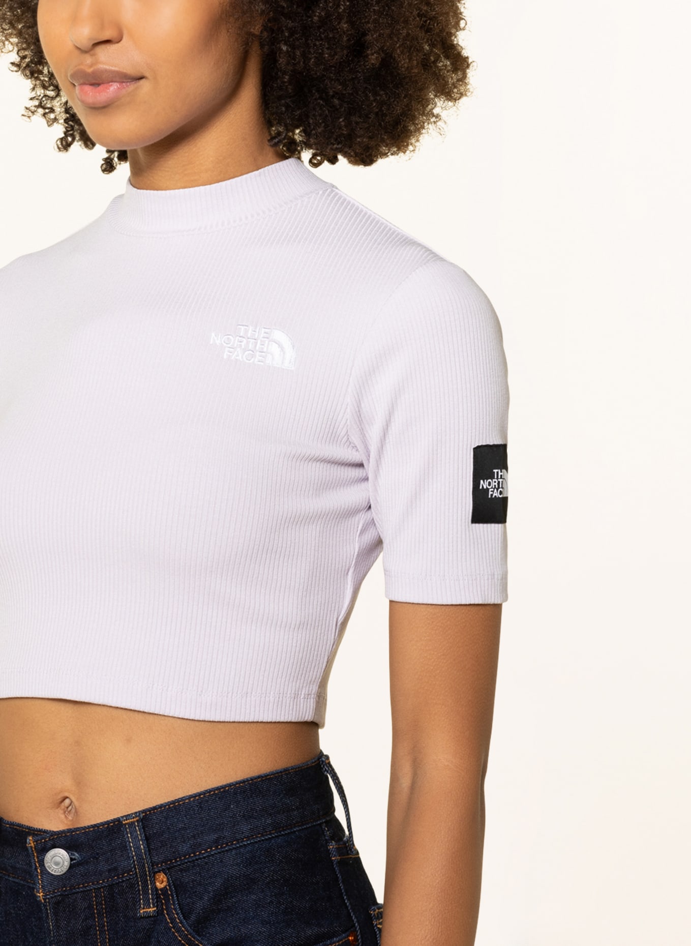 THE NORTH FACE Cropped shirt in light purple