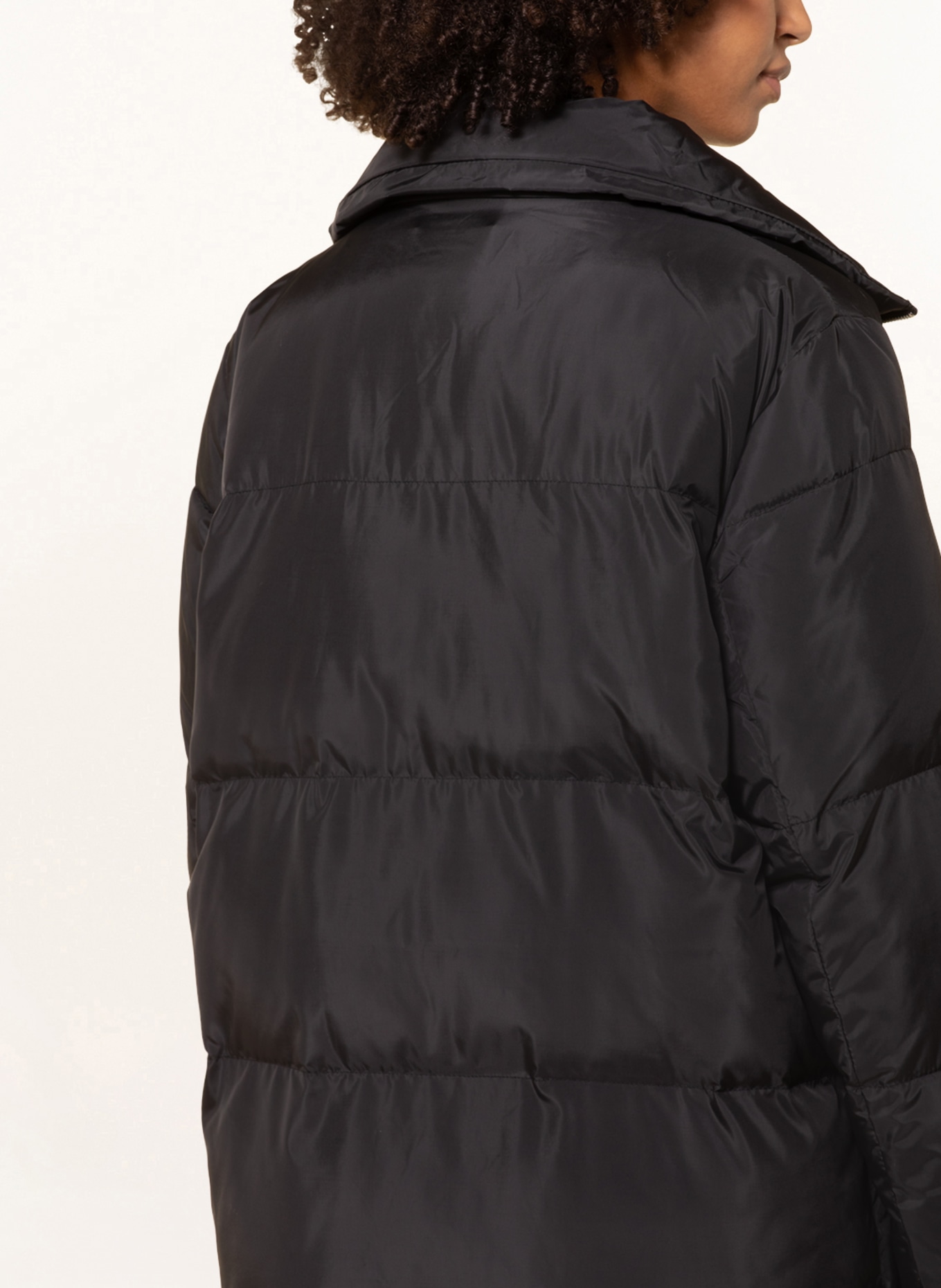 MRS & HUGS Quilted coat, Color: BLACK (Image 5)