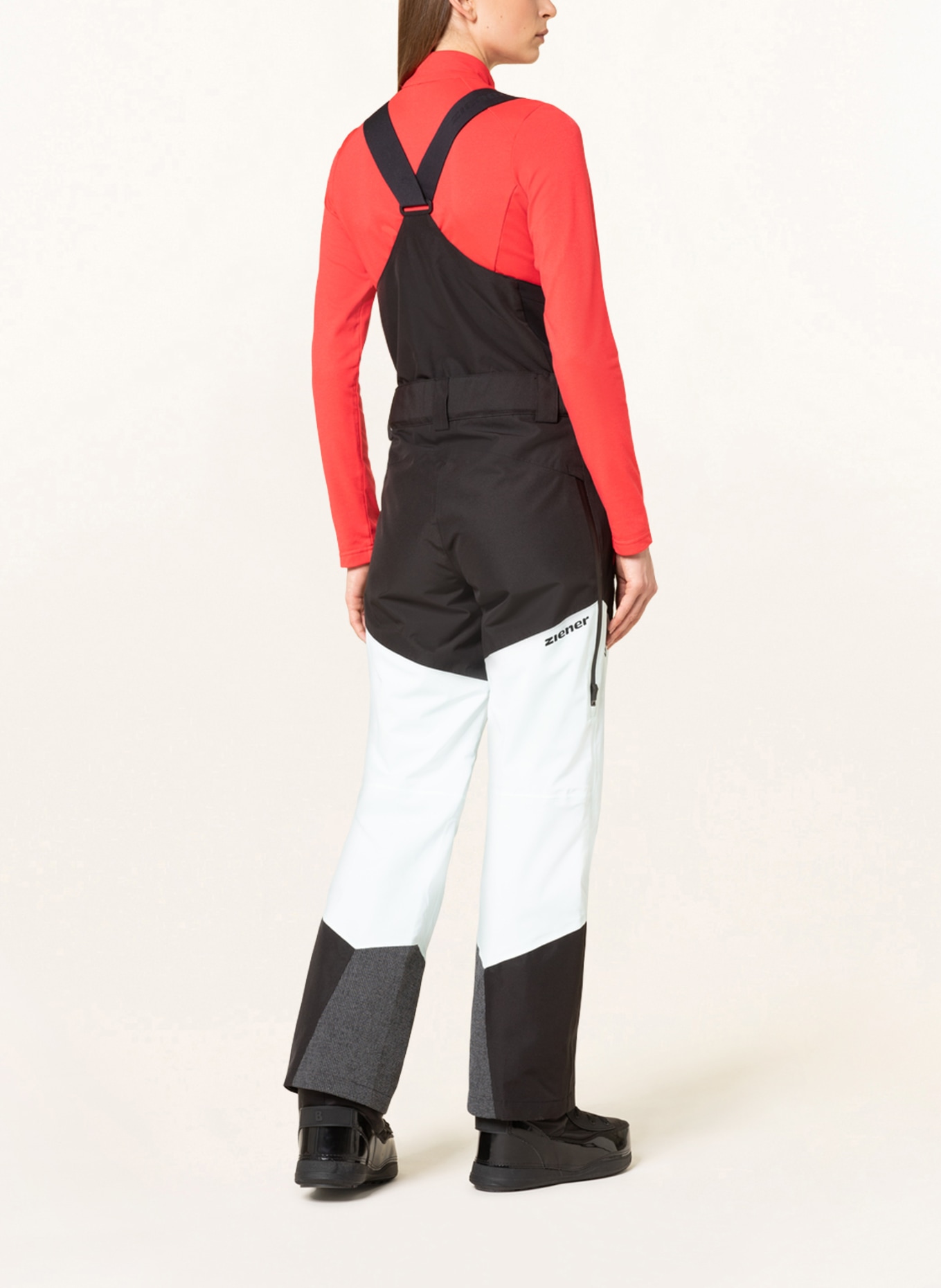 ziener Hardshell ski pants TRESA BIB LADY, Color: BLACK (Image 4)