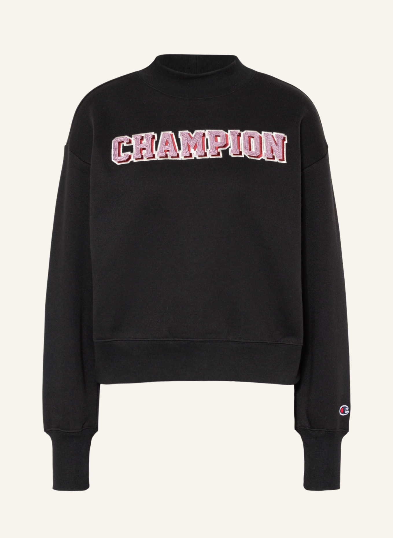 schwarz Champion in Sweatshirt