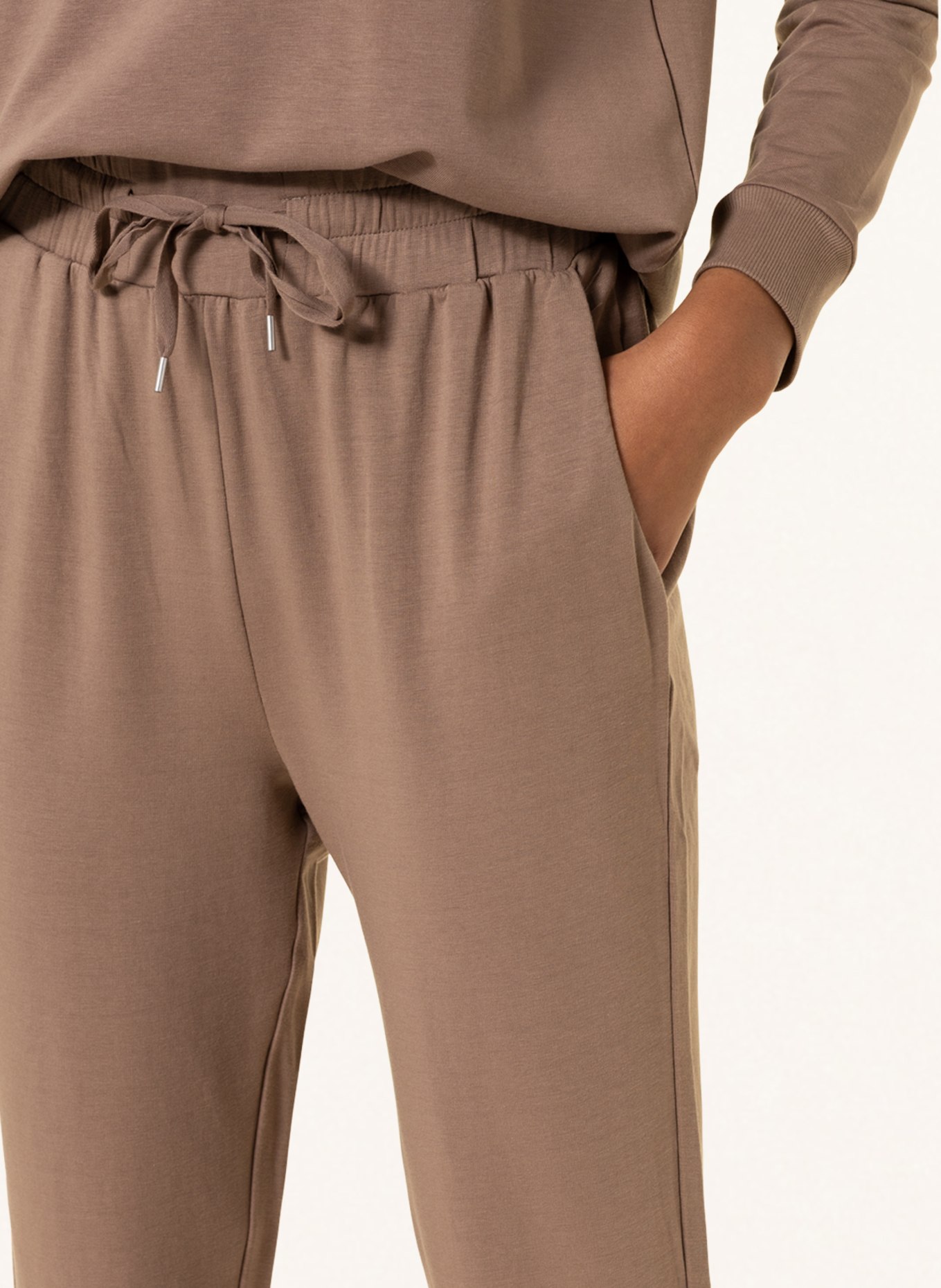 SCHIESSER Pohodlné domácí kalhoty MIX+RELAX, Barva: HNĚDÁ (Obrázek 5)
