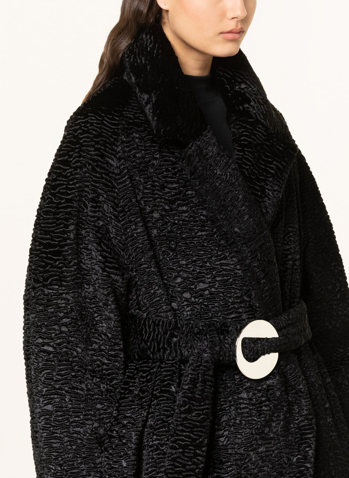 coperni Oversized coat, Color: BLACK (Image 4)