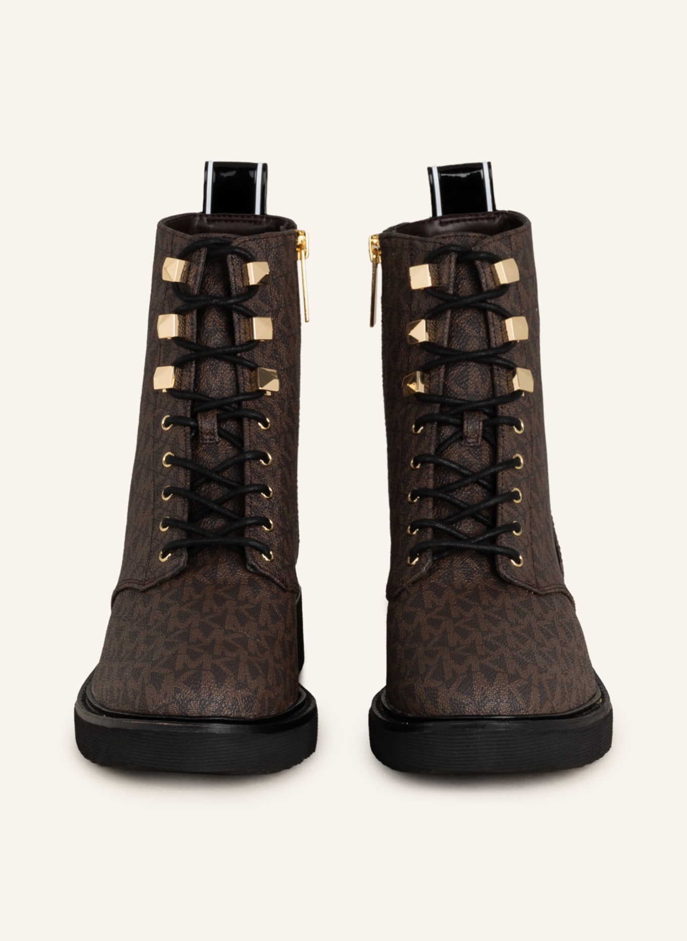 MICHAEL KORS Lace-up boots HASKELL, Color: 200 BROWN (Image 3)