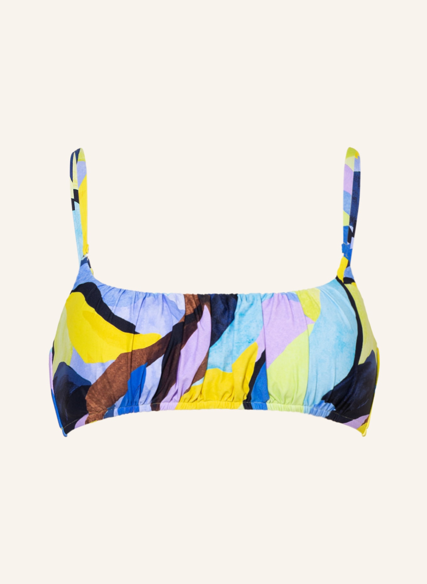 SEAFOLLY Bralette bikini top TROPFEST , Color: LIGHT GREEN/ BLUE/ LIGHT PURPLE (Image 1)