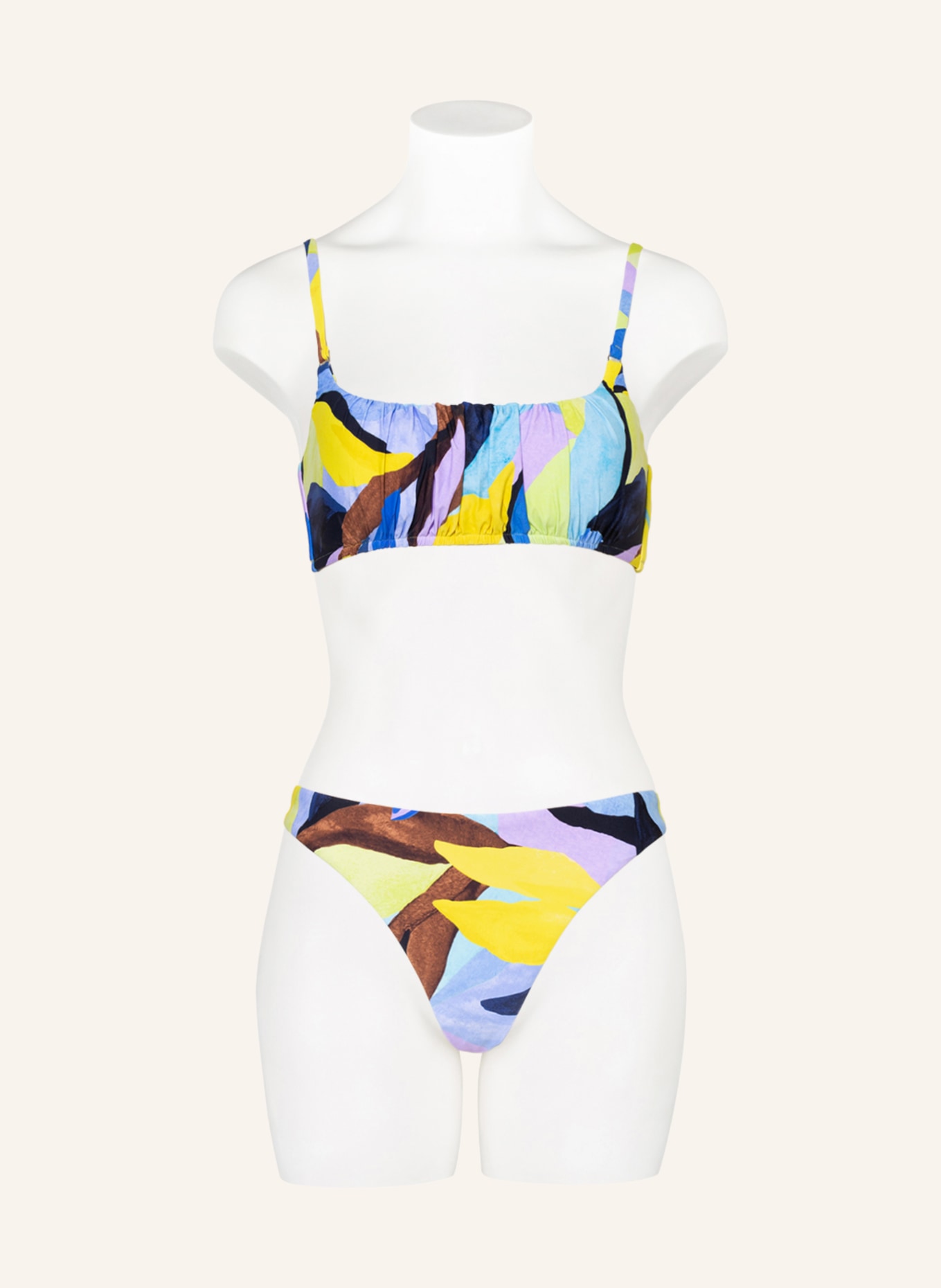 SEAFOLLY Bralette bikini top TROPFEST , Color: LIGHT GREEN/ BLUE/ LIGHT PURPLE (Image 2)