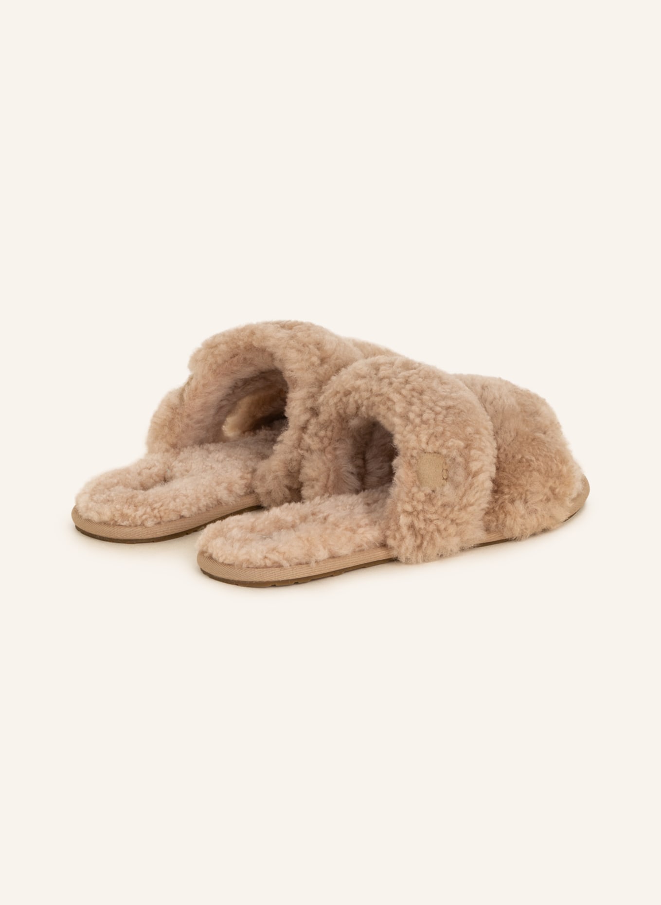 UGG Slippers MAXI CURLY SCUFFETTA , Color: BEIGE (Image 2)