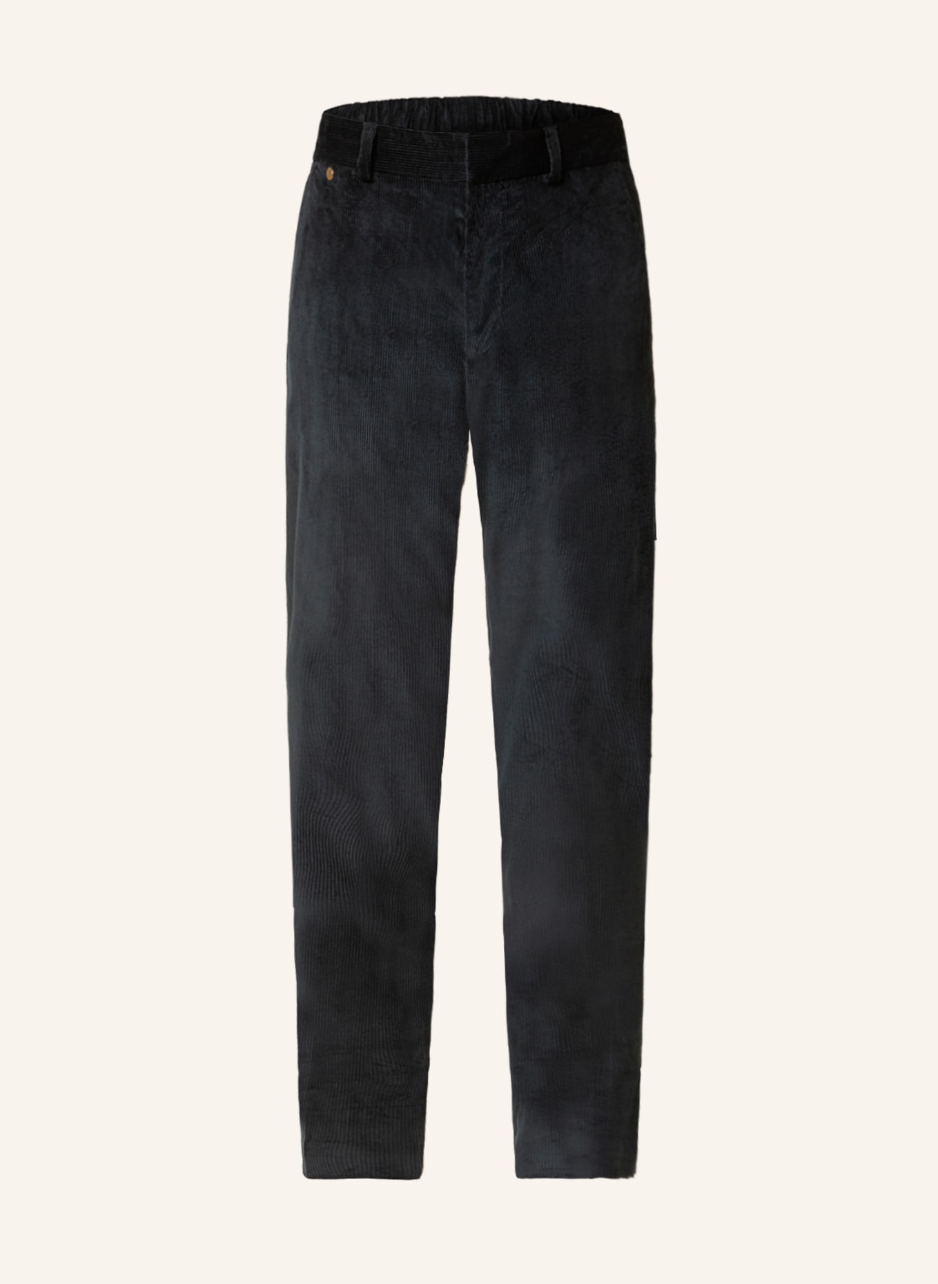 AGNONA Corduroy trousers extra slim fit, Color: DARK GREEN (Image 1)