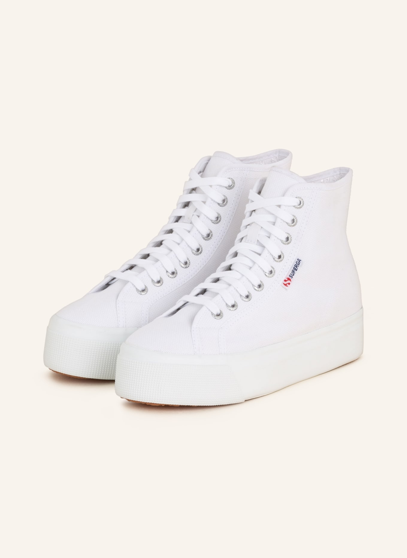 SUPERGA High-top sneakers, Color: WHITE (Image 1)