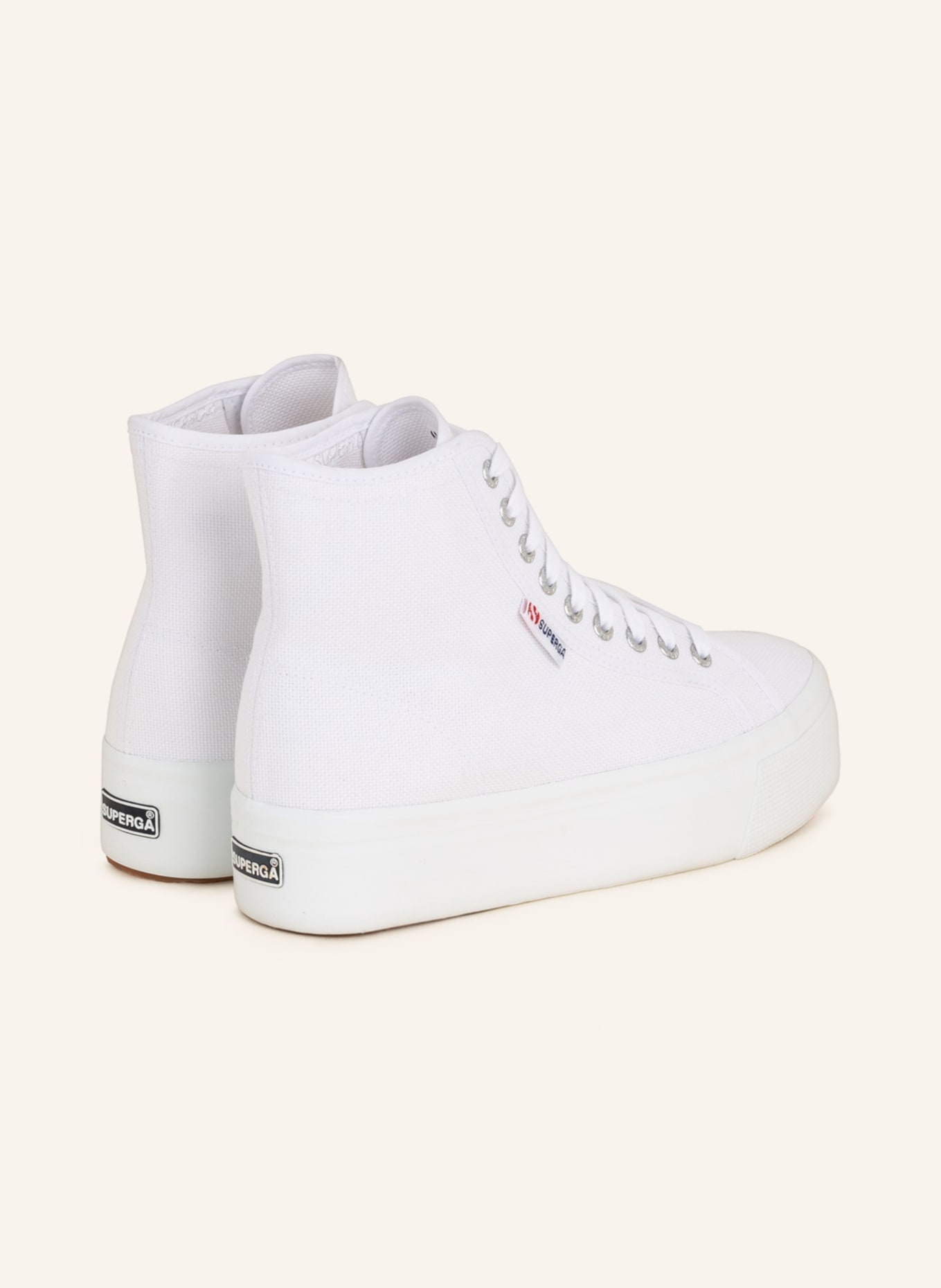 SUPERGA Hightop-Sneaker, Farbe: WEISS (Bild 2)