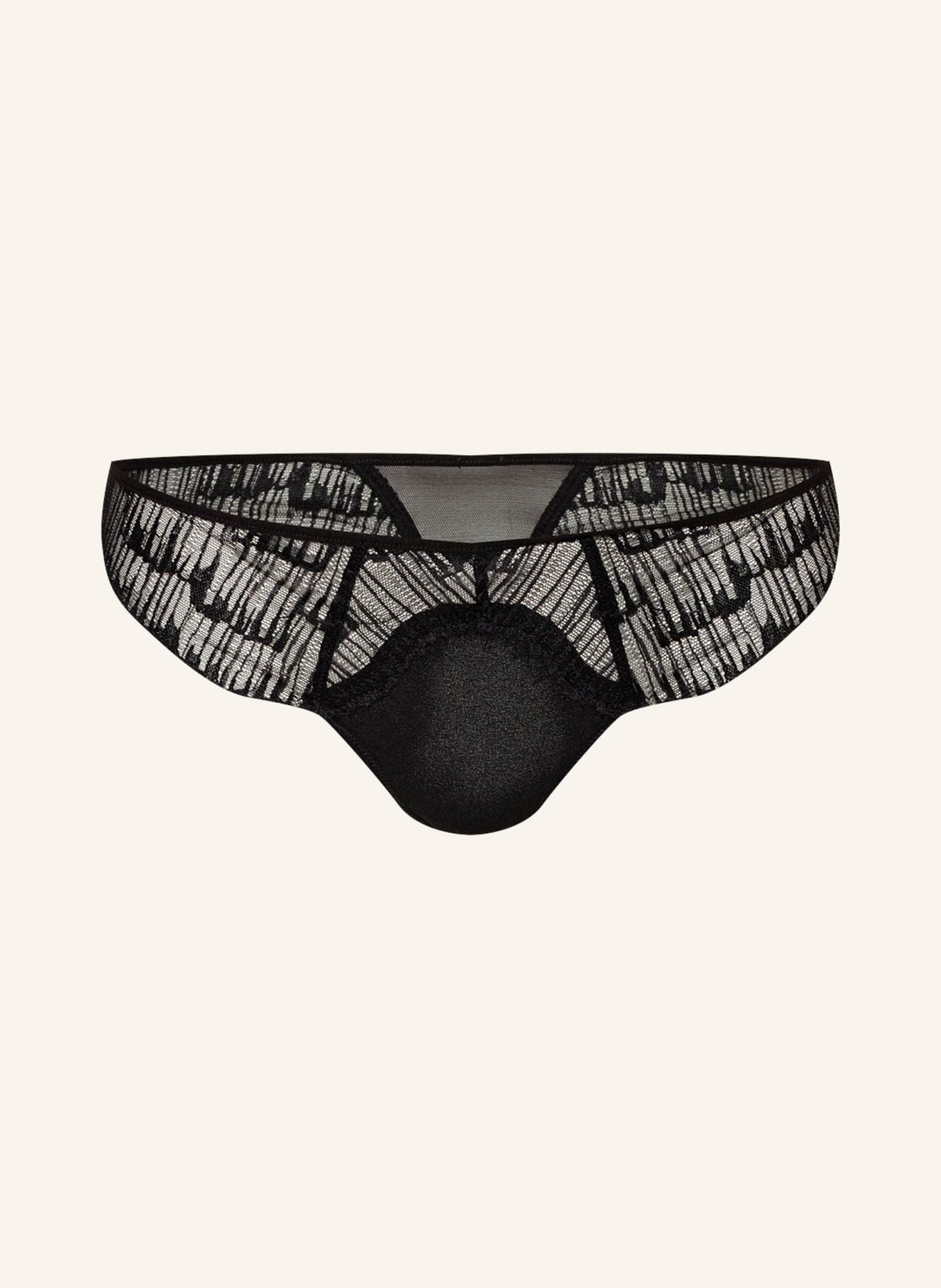 Calvin Klein Thong ULTRA SOFT LACE, Color: BLACK (Image 1)