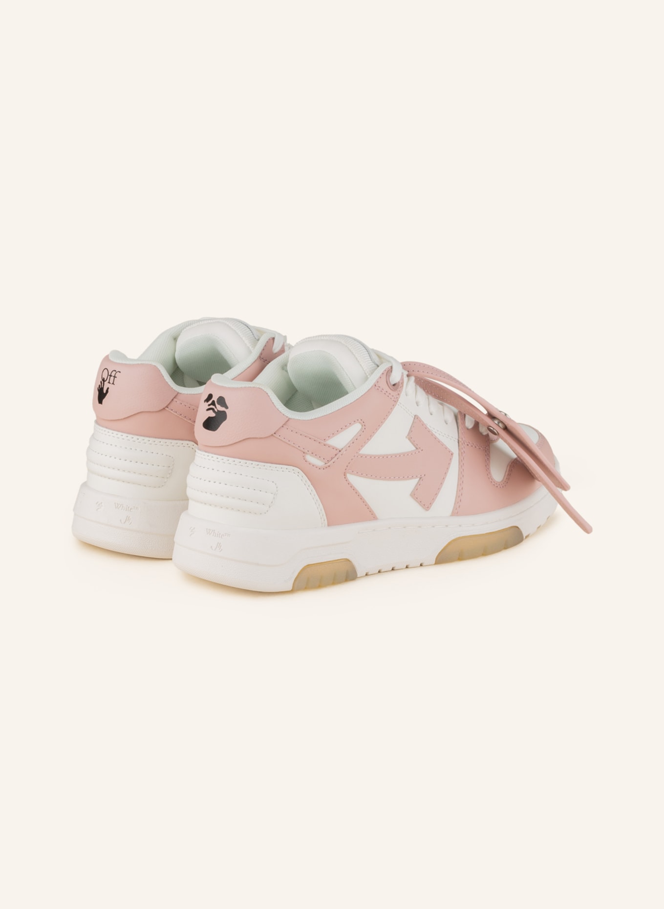 Off-White Sneaker OUT OF OFFICE, Farbe: WEISS/ ROSÉ (Bild 2)