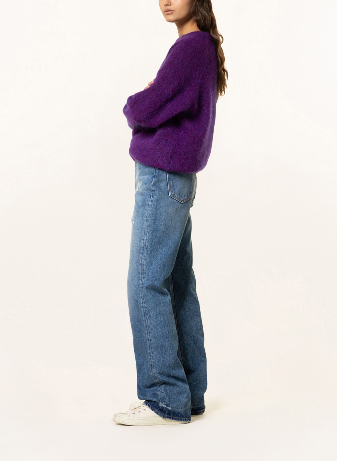 Acne Studios Straight Jeans, Farbe: MID BLUE (Bild 4)