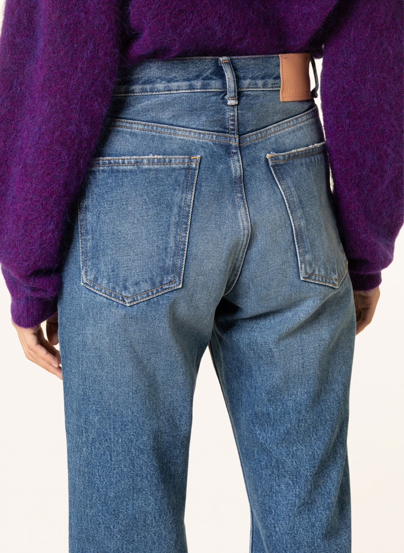 Acne Studios Straight Jeans, Farbe: MID BLUE (Bild 5)