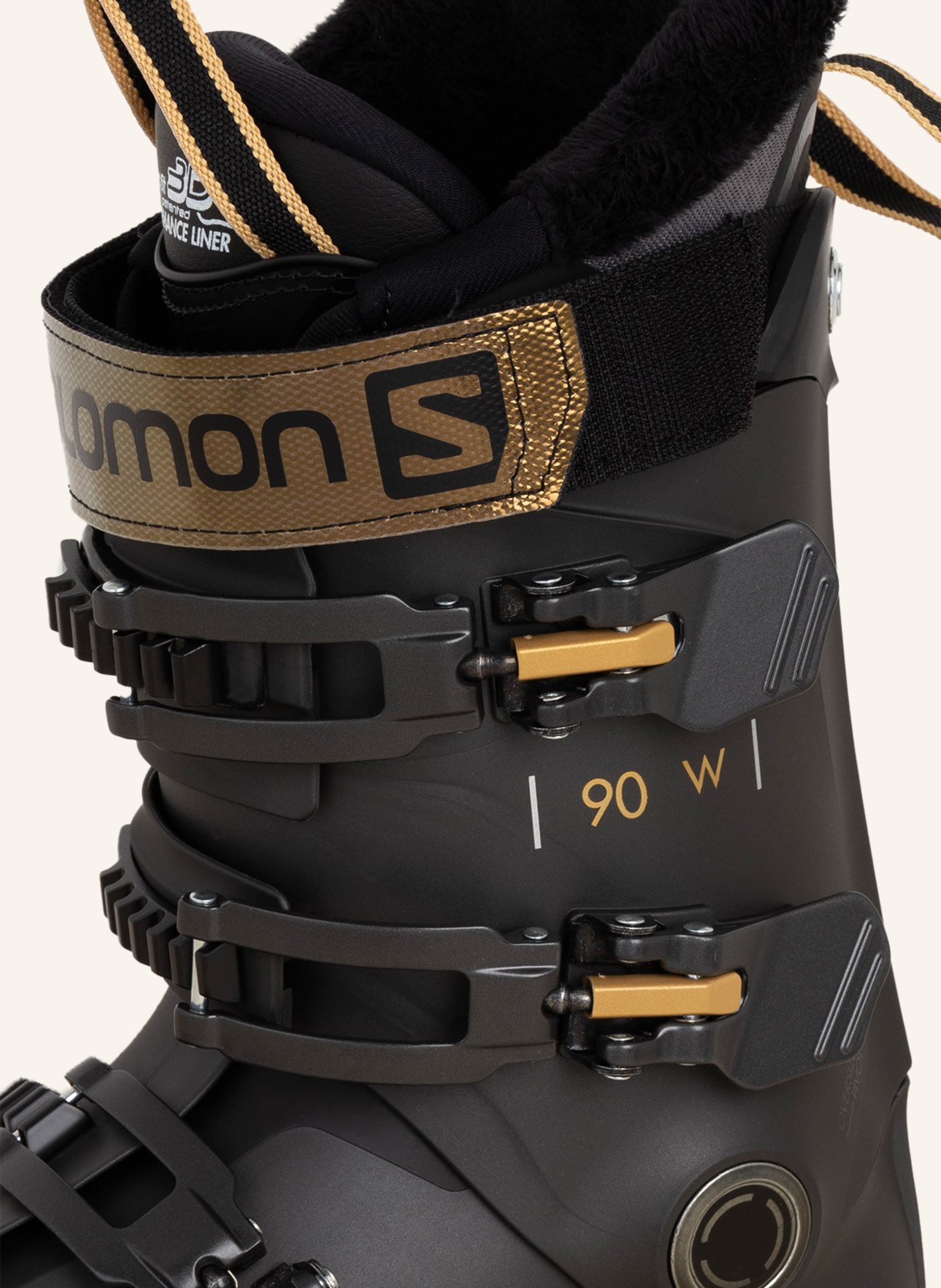 SALOMON Lyžařské boty S/PRO 90, Barva: TMAVĚ ŠEDÁ/ ZLATÁ (Obrázek 5)