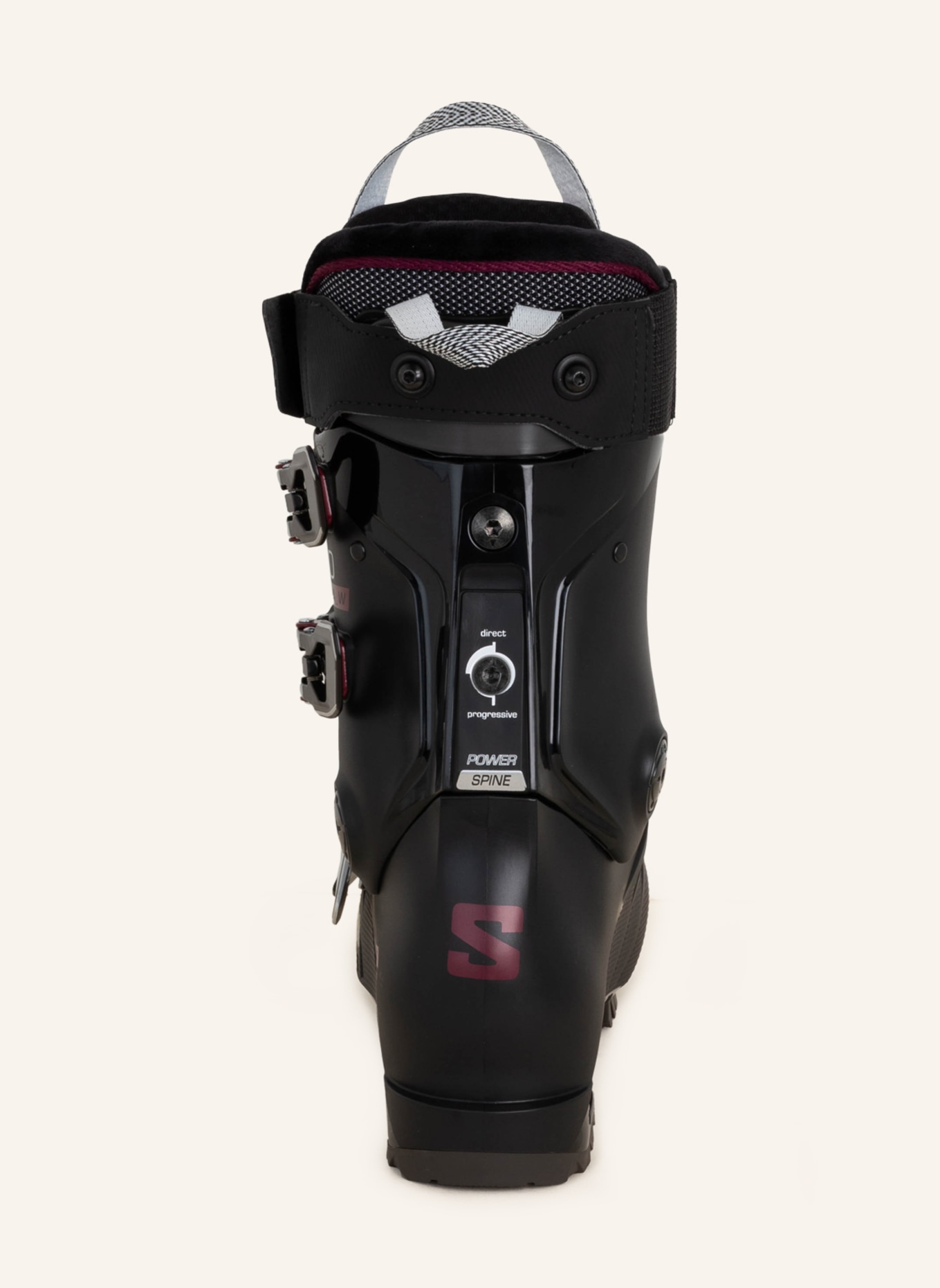 SALOMON Ski boots S/PRO ALPHA 110 EL, Color: BLACK/ DARK RED (Image 3)
