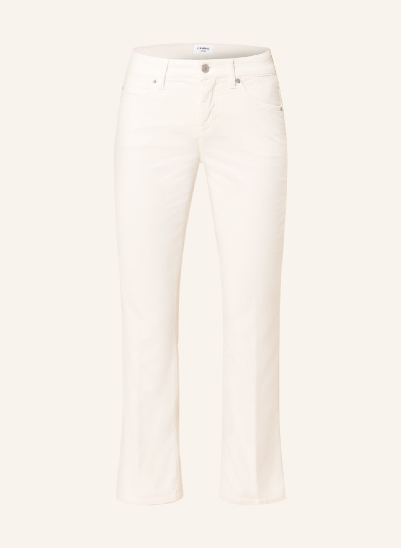 CAMBIO Corduroy trousers PARIS, Color: WHITE (Image 1)
