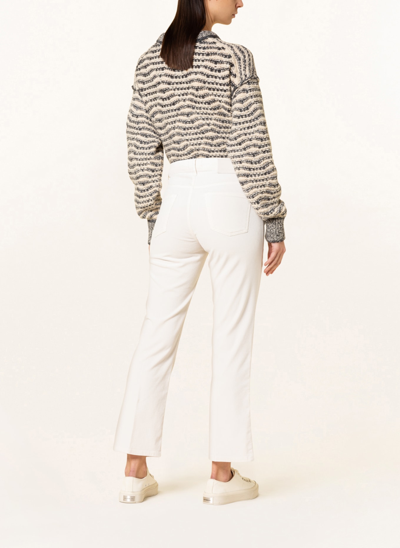 CAMBIO Corduroy trousers PARIS, Color: WHITE (Image 3)