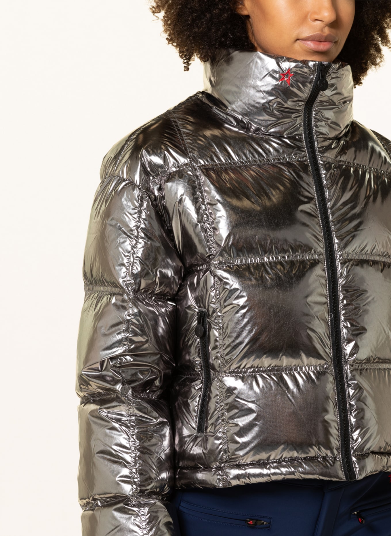PERFECT MOMENT Down ski jacket NEVADA, Color: SILVER (Image 5)