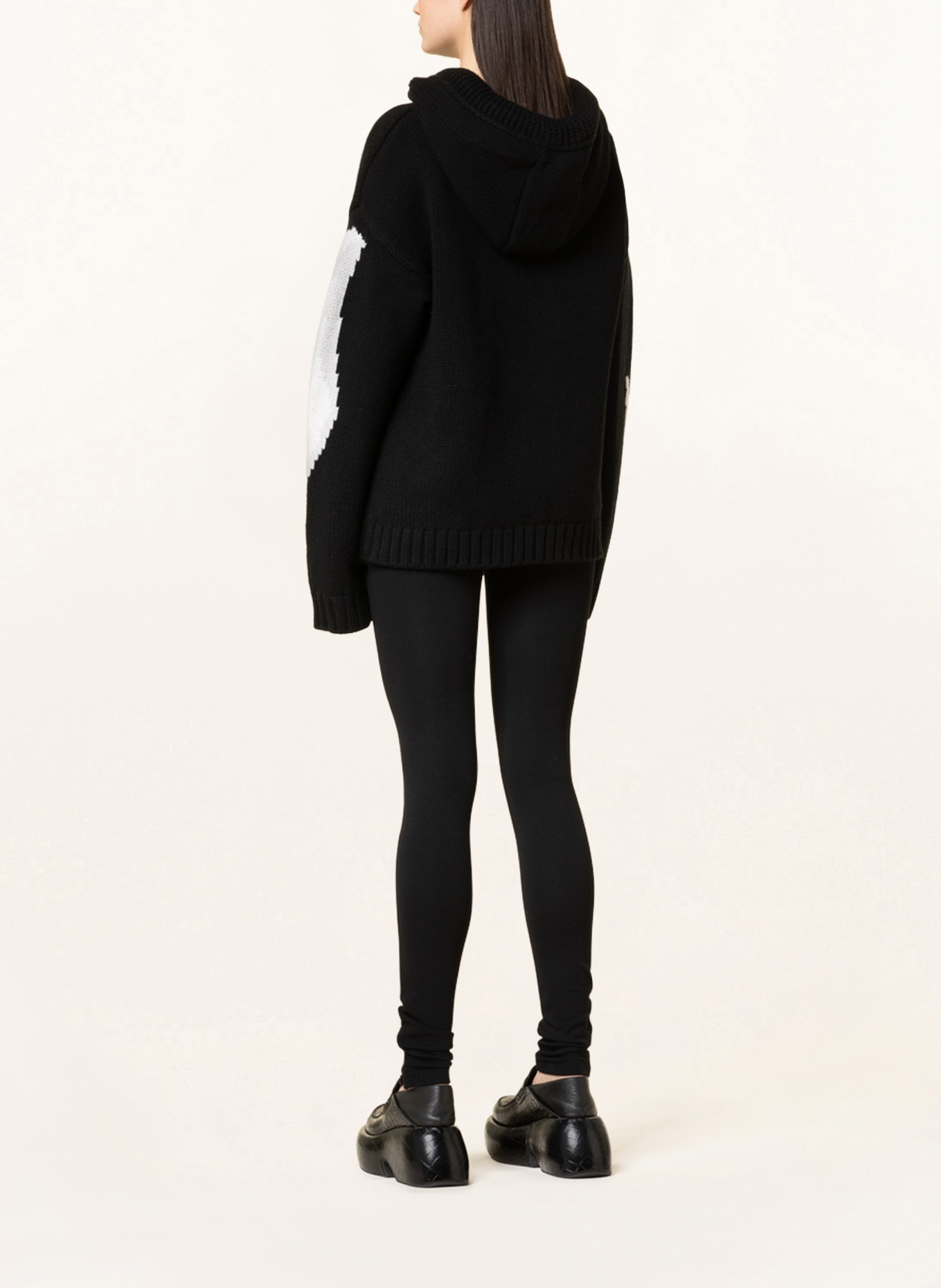 JW ANDERSON Oversized sweater, Color: BLACK/ WHITE (Image 3)