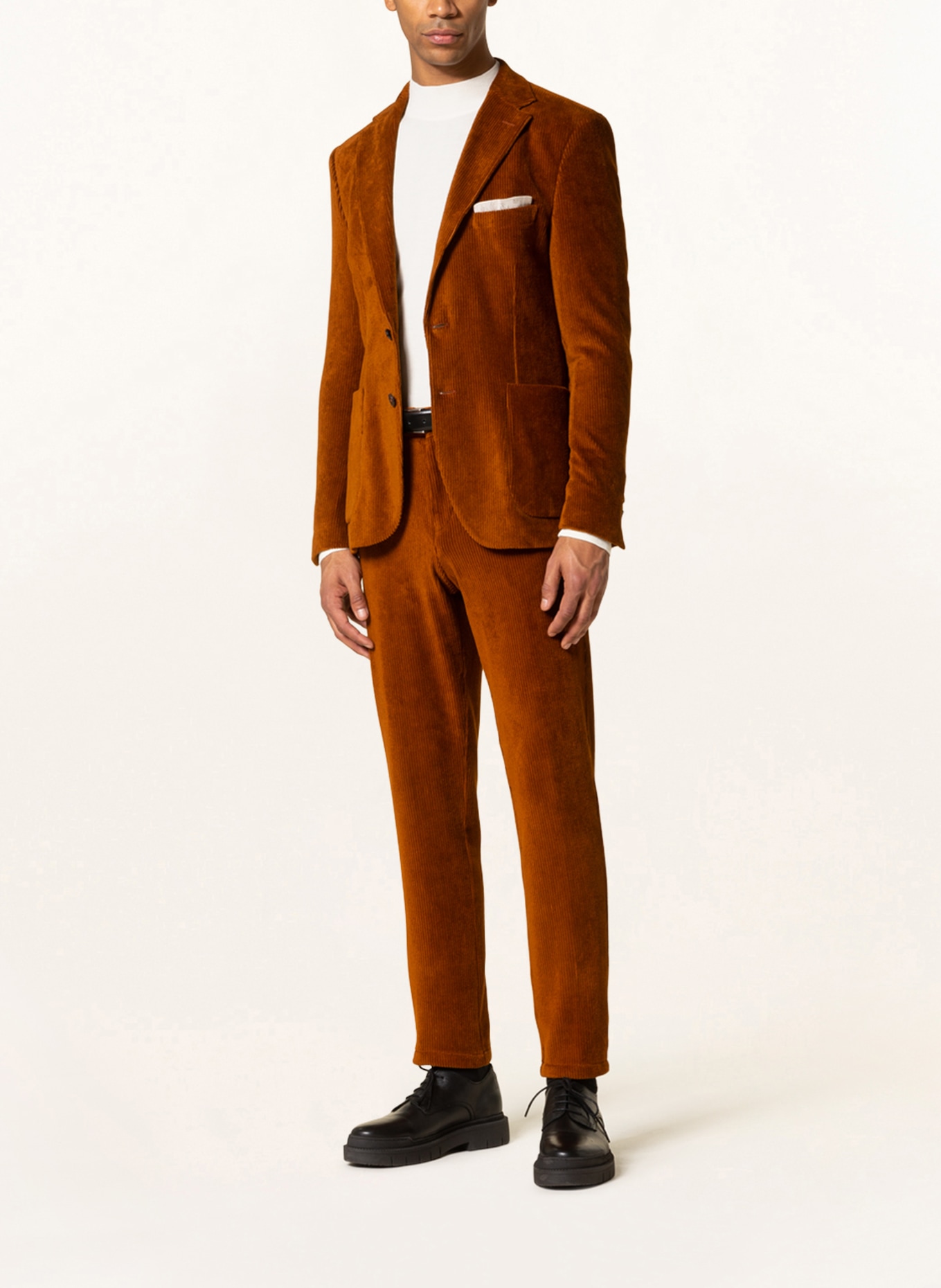 PAUL Anzughose Slim Fit aus Cord, Farbe: COGNAC (Bild 2)