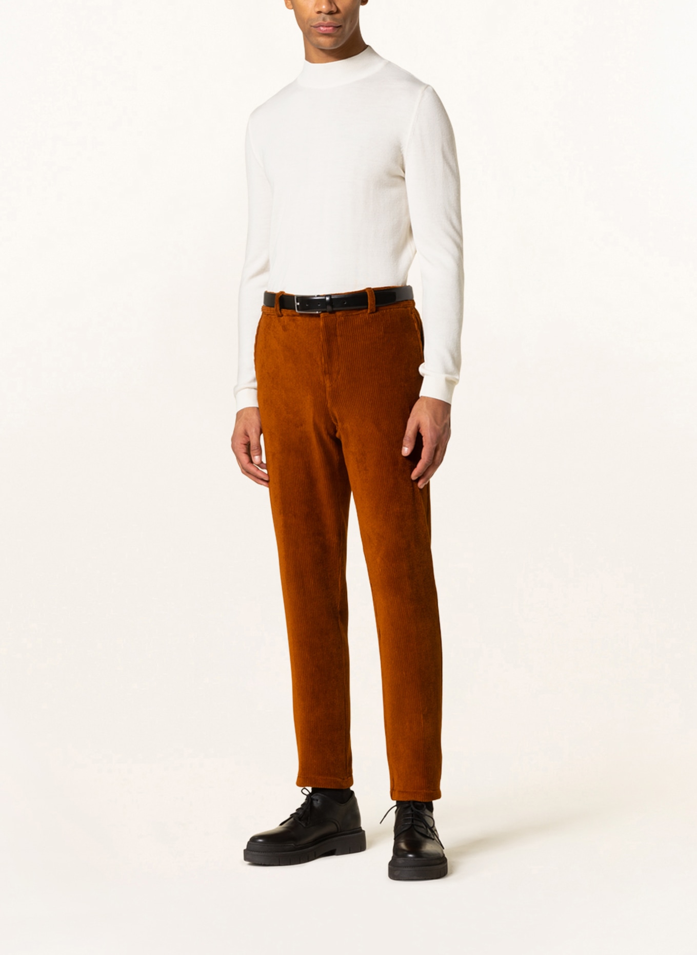 PAUL Anzughose Slim Fit aus Cord, Farbe: COGNAC (Bild 3)