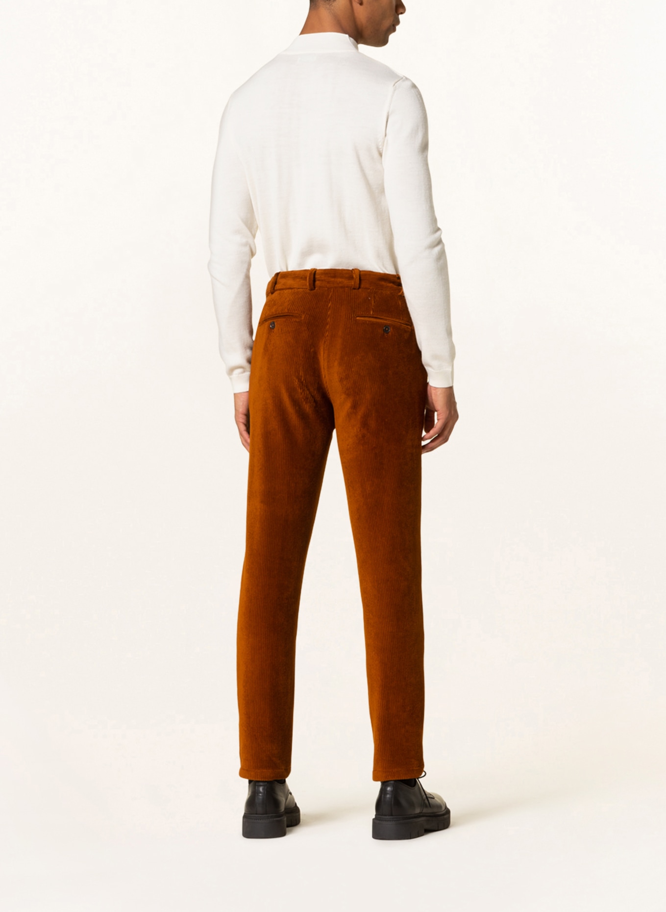 PAUL Anzughose Slim Fit aus Cord, Farbe: COGNAC (Bild 4)
