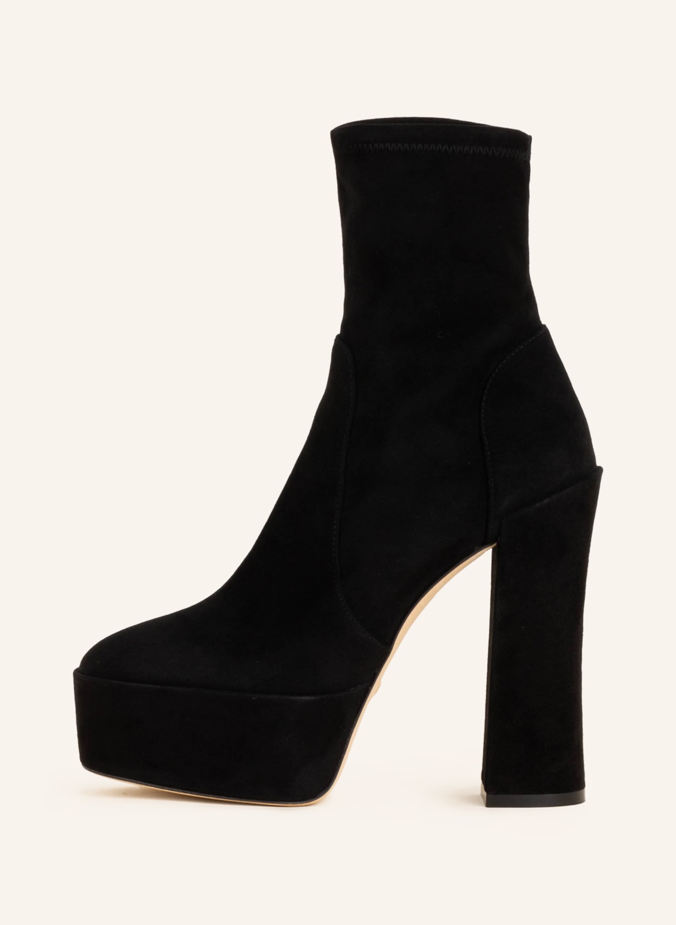 STUART WEITZMAN Platform boots SKYHIGH: BLACK