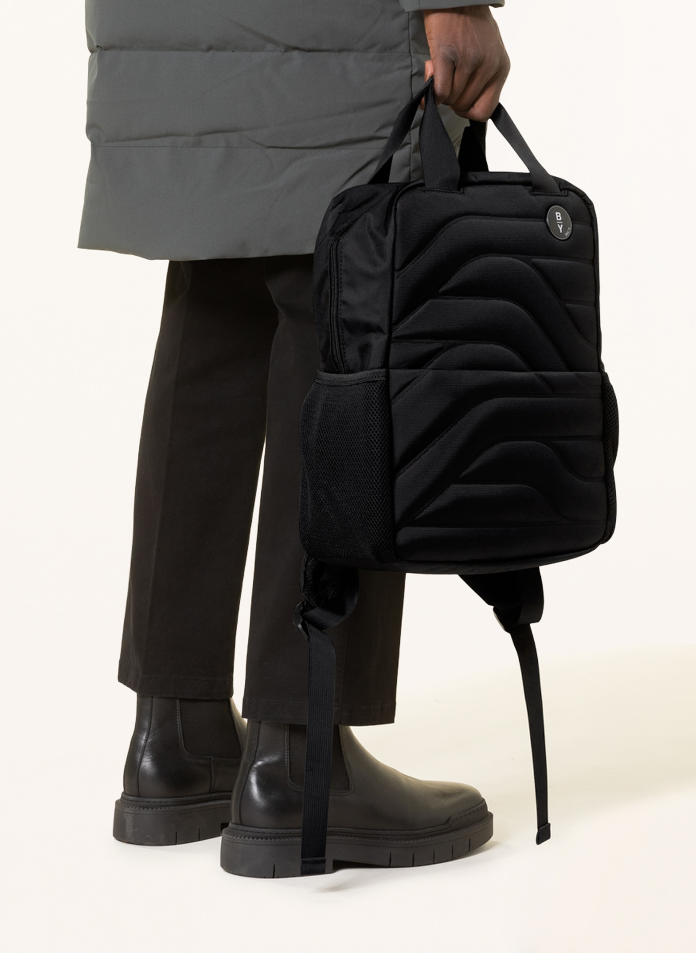 BRIC'S Backpack ITACA with laptop compartment, Color: BLACK (Image 4)