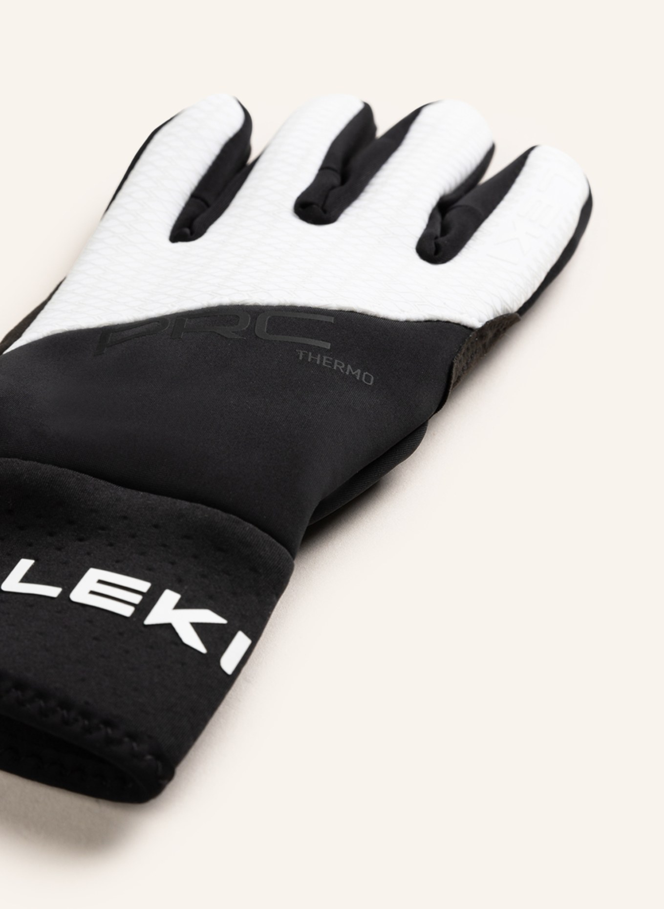 LEKI Ski gloves HS PRC THERMO PLUS , Color: BLACK/ WHITE (Image 2)