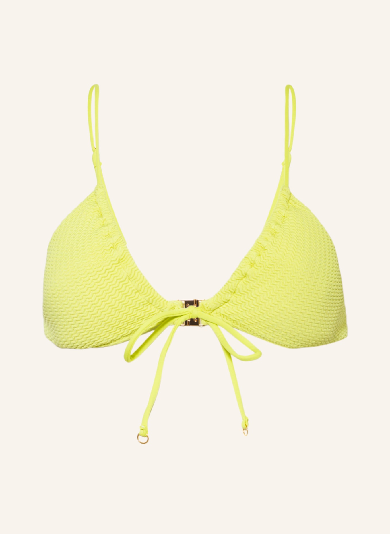 SEAFOLLY Triangle bikini top SEA DIVE, Color: LIGHT GREEN (Image 1)