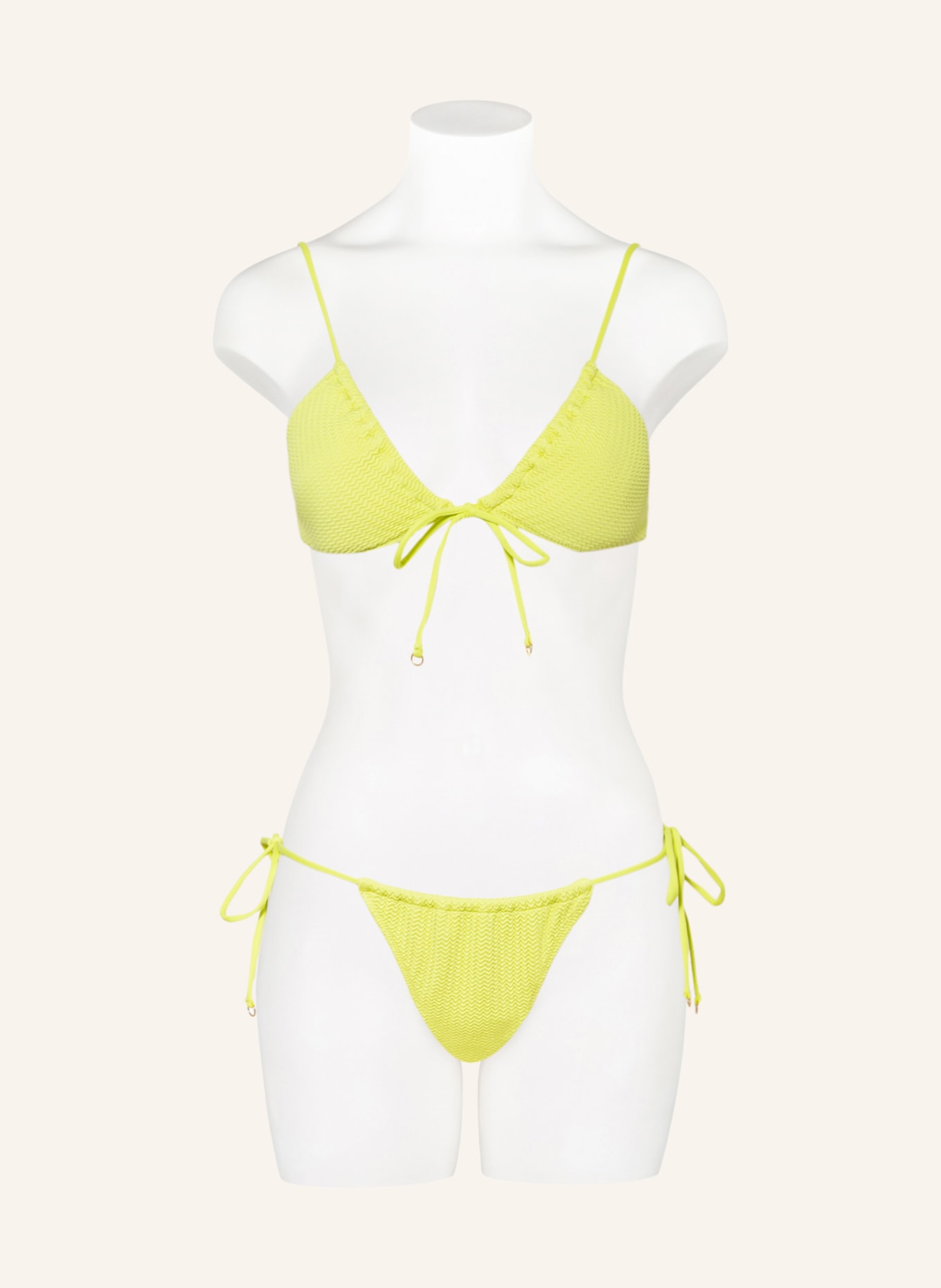 SEAFOLLY Triangle bikini top SEA DIVE, Color: LIGHT GREEN (Image 2)