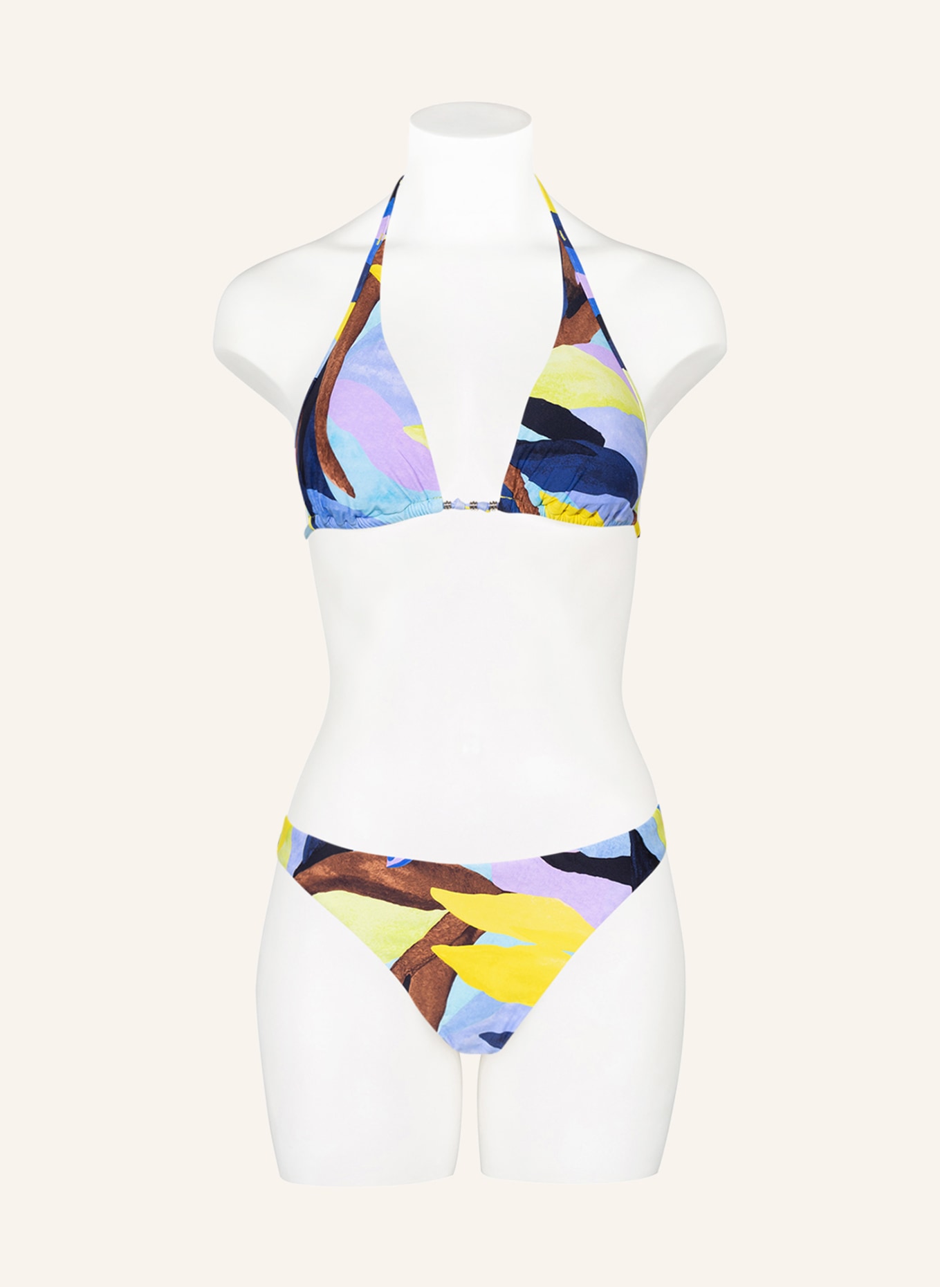 SEAFOLLY Brazilian bikini bottoms TROPFEST, Color: LIGHT GREEN/ LIGHT BLUE/ LIGHT PURPLE (Image 2)