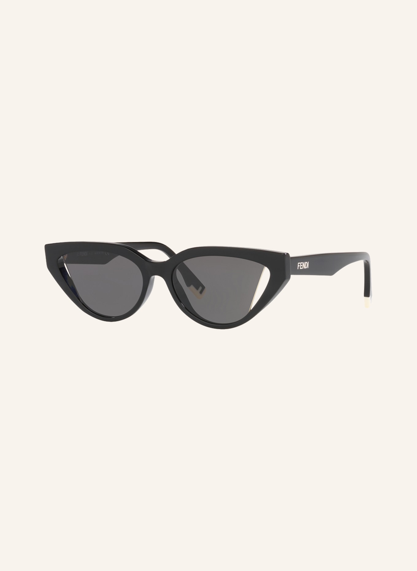 FENDI Sunglasses FN000576, Color: 1100L1 - BLACK/ GRAY (Image 1)