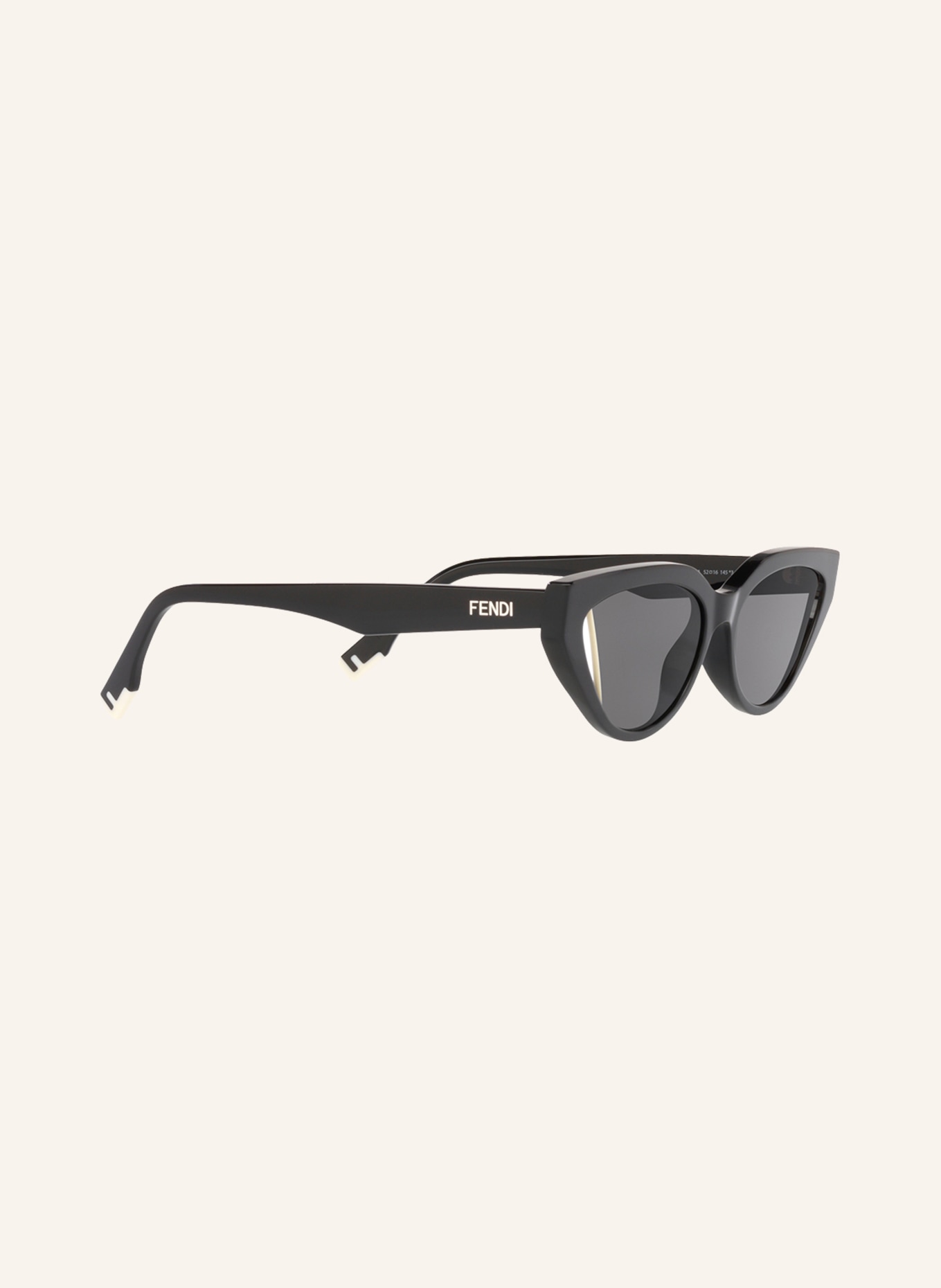 FENDI Sunglasses FN000576, Color: 1100L1 - BLACK/ GRAY (Image 3)