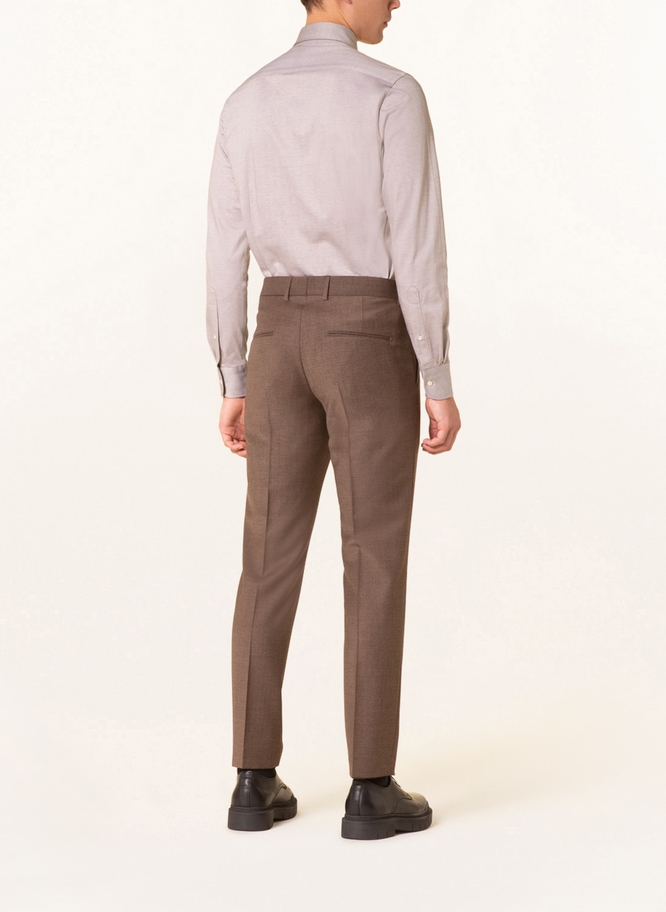 PAUL Jersey shirt slim fit , Color: BEIGE (Image 3)
