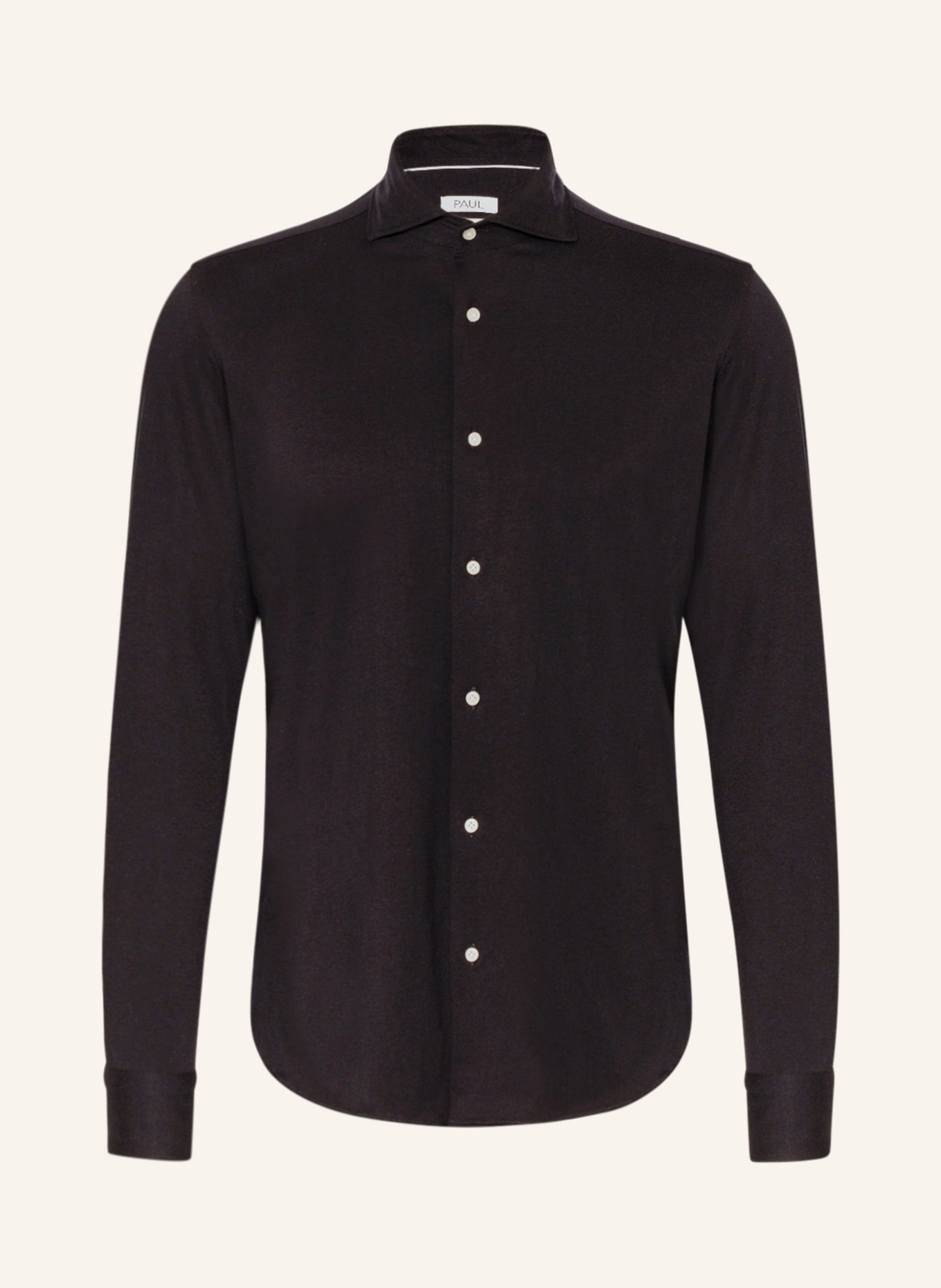 PAUL Jersey shirt slim fit , Color: BLACK (Image 1)