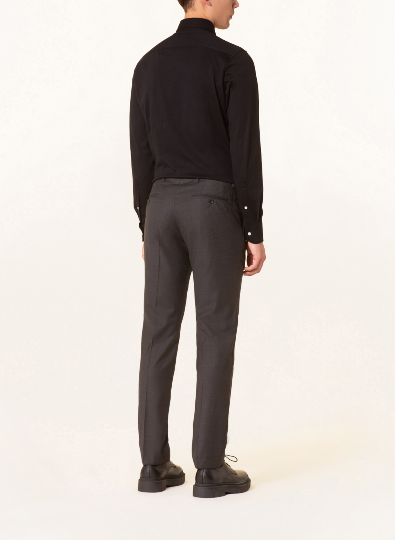 PAUL Jersey shirt slim fit , Color: BLACK (Image 3)