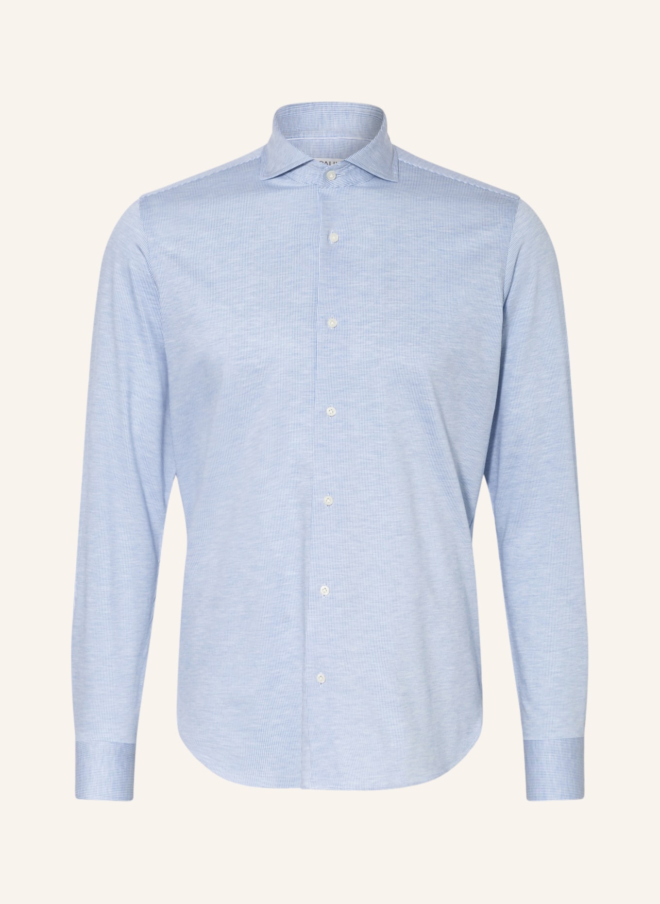 PAUL Jersey shirt slim fit , Color: WHITE/ LIGHT BLUE (Image 1)