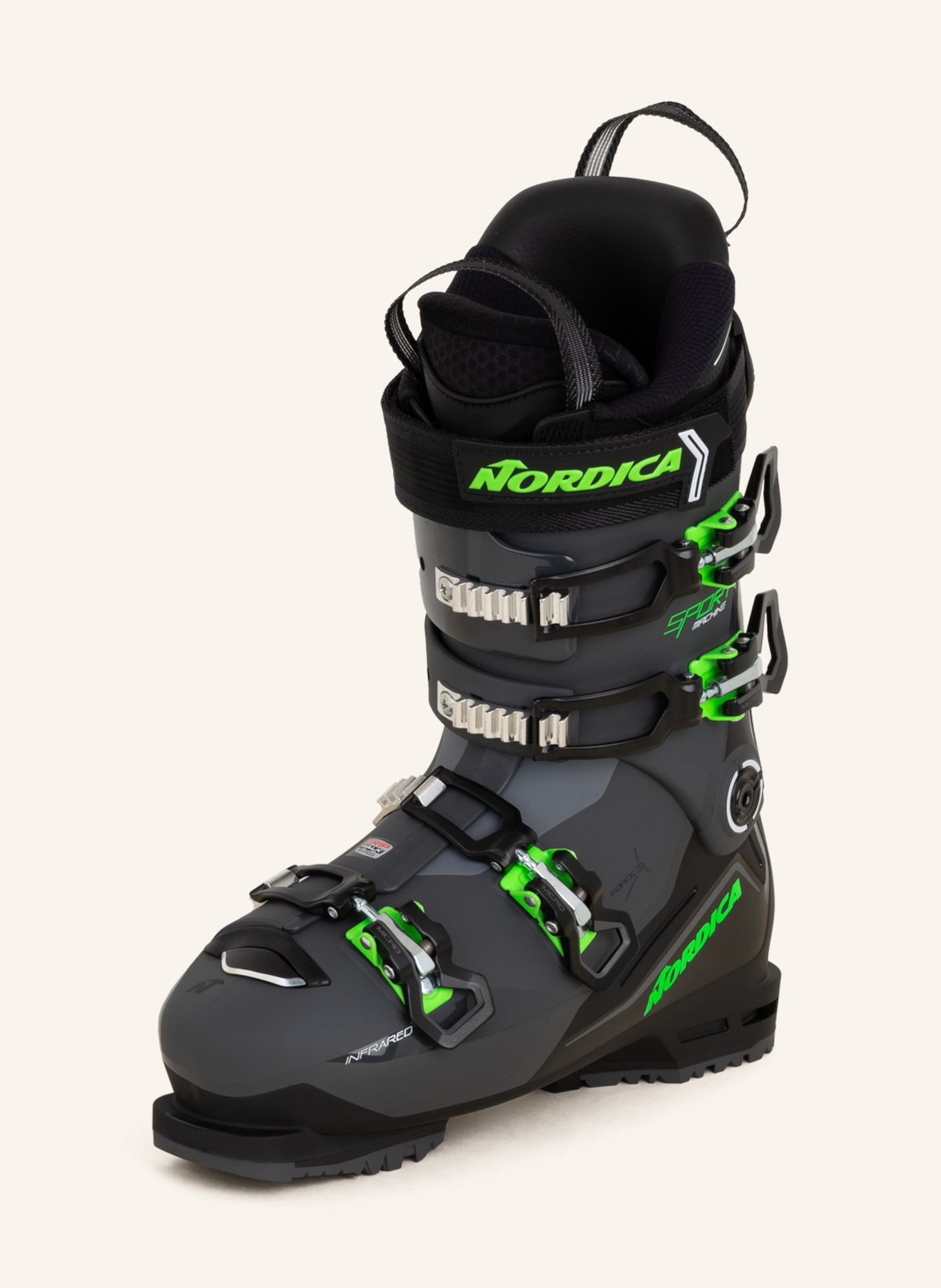 NORDICA Ski boots SPORT MACHINE 3 110 GW, Color: GRAY/ BLACK/ NEON GREEN (Image 1)