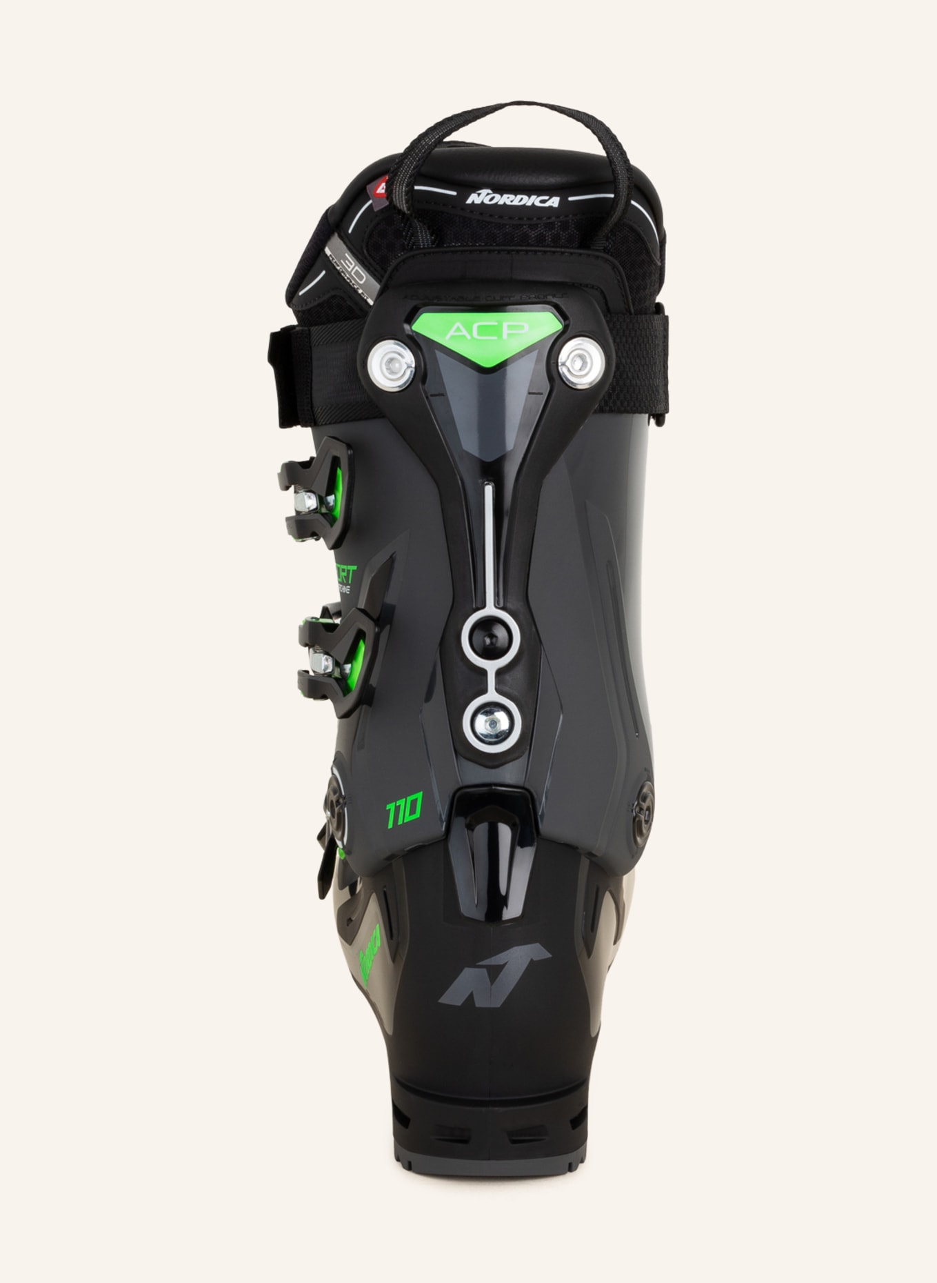 NORDICA Ski boots SPORT MACHINE 3 110 GW, Color: GRAY/ BLACK/ NEON GREEN (Image 3)
