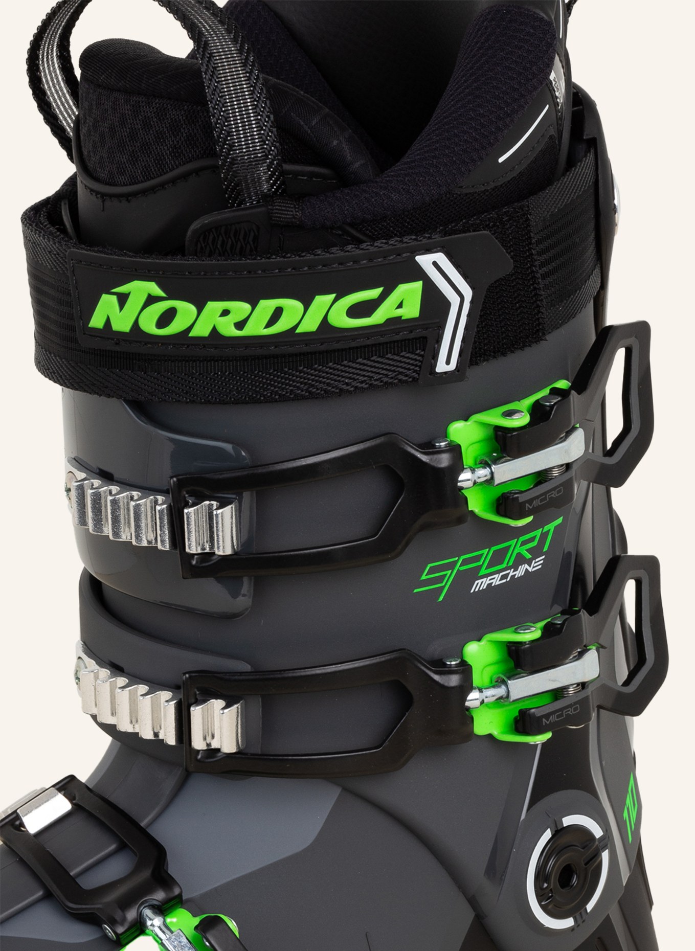 NORDICA Buty narciarskie SPORT MACHINE 3 110 GW, Kolor: SZARY/ CZARNY/ JASKRAWY ZIELONY (Obrazek 5)