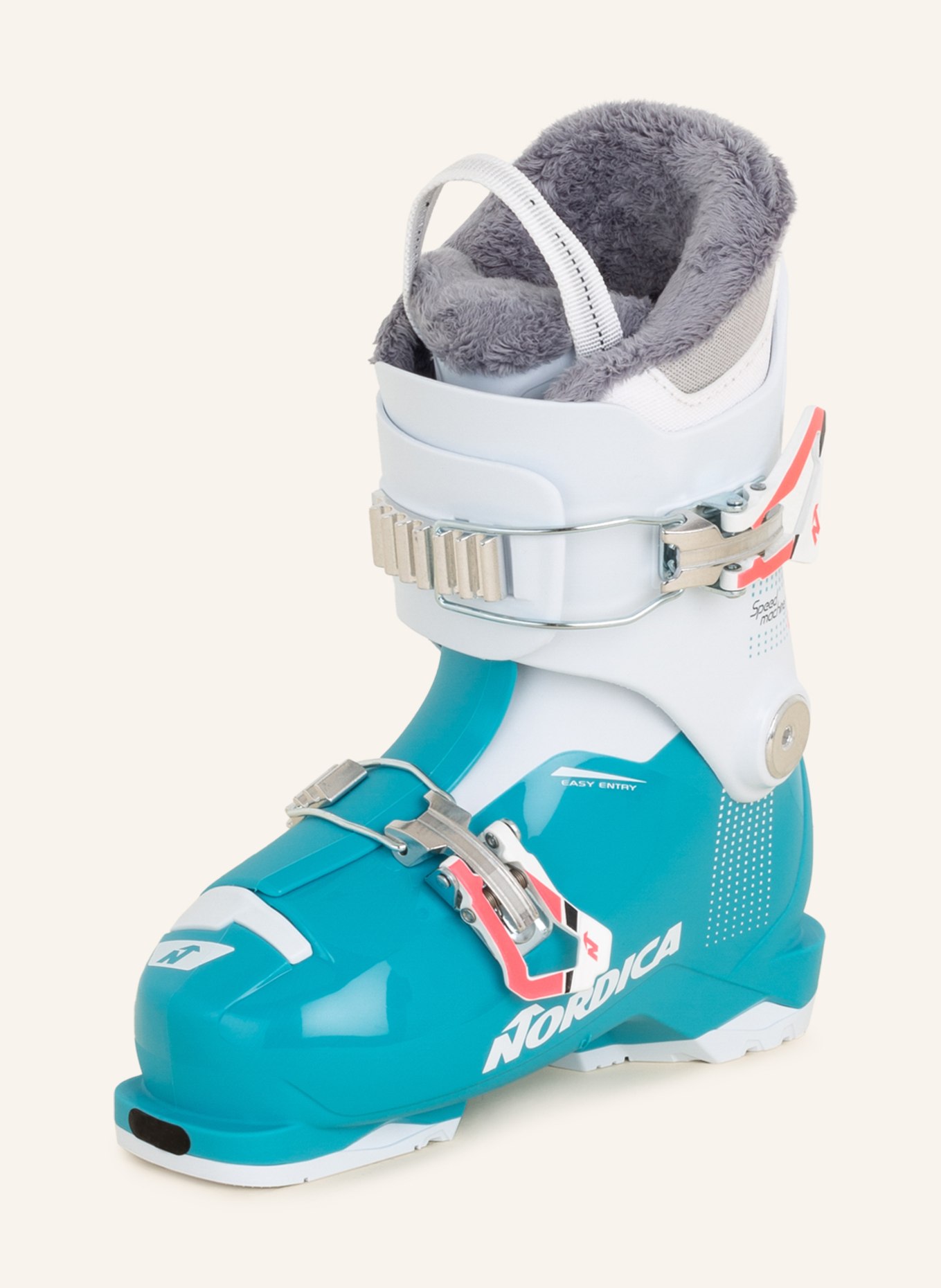 NORDICA Skischuhe SPEEDMACHINE J2, Farbe: TÜRKIS/ WEISS/ ROSA (Bild 1)