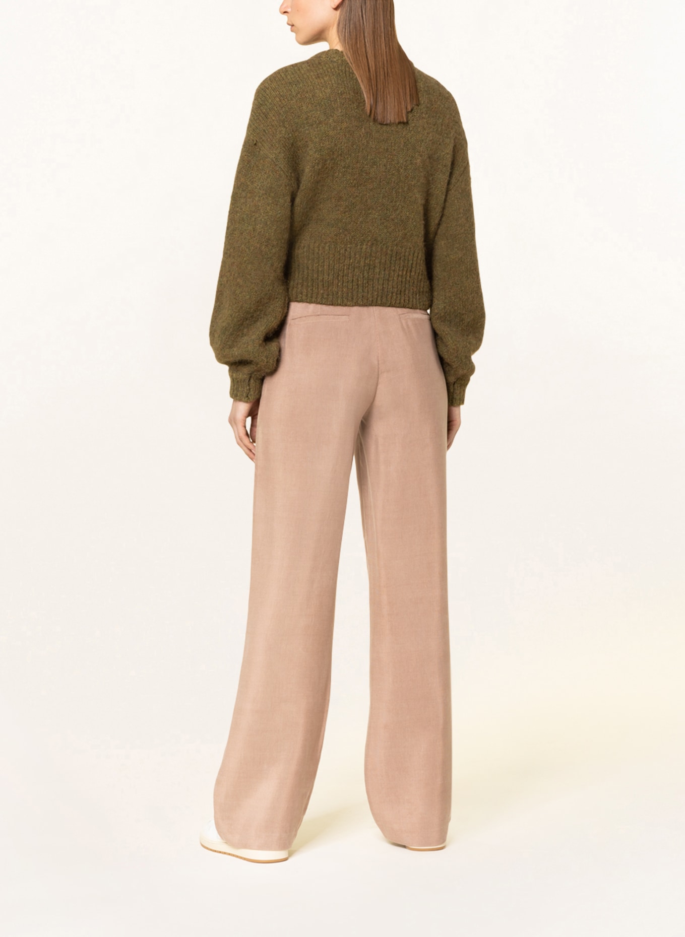 LOVJOI Corduroy trousers JEANNI, Color: BEIGE (Image 3)
