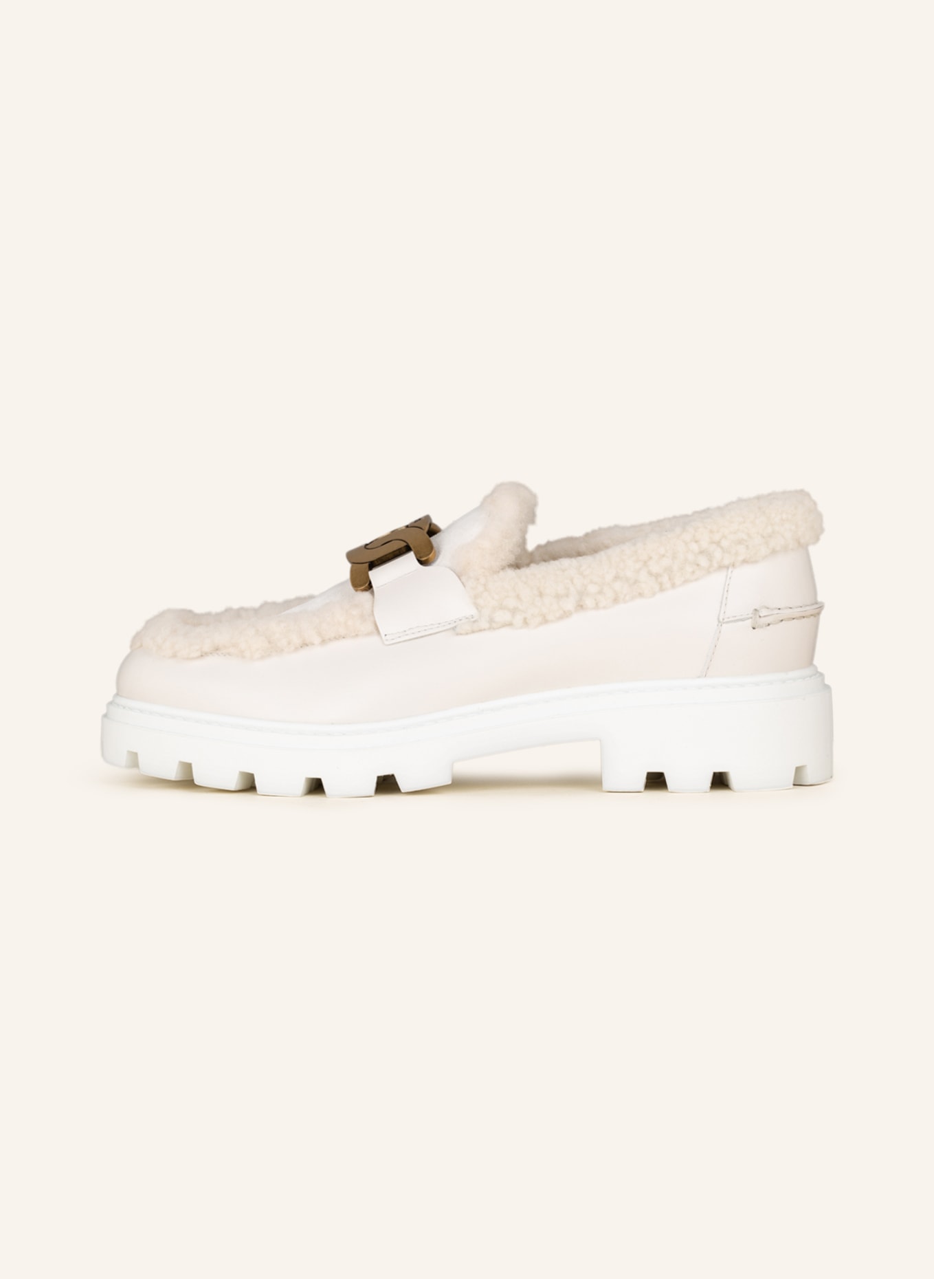 TOD'S Moccasins GOMMA, Color: CREAM (Image 4)