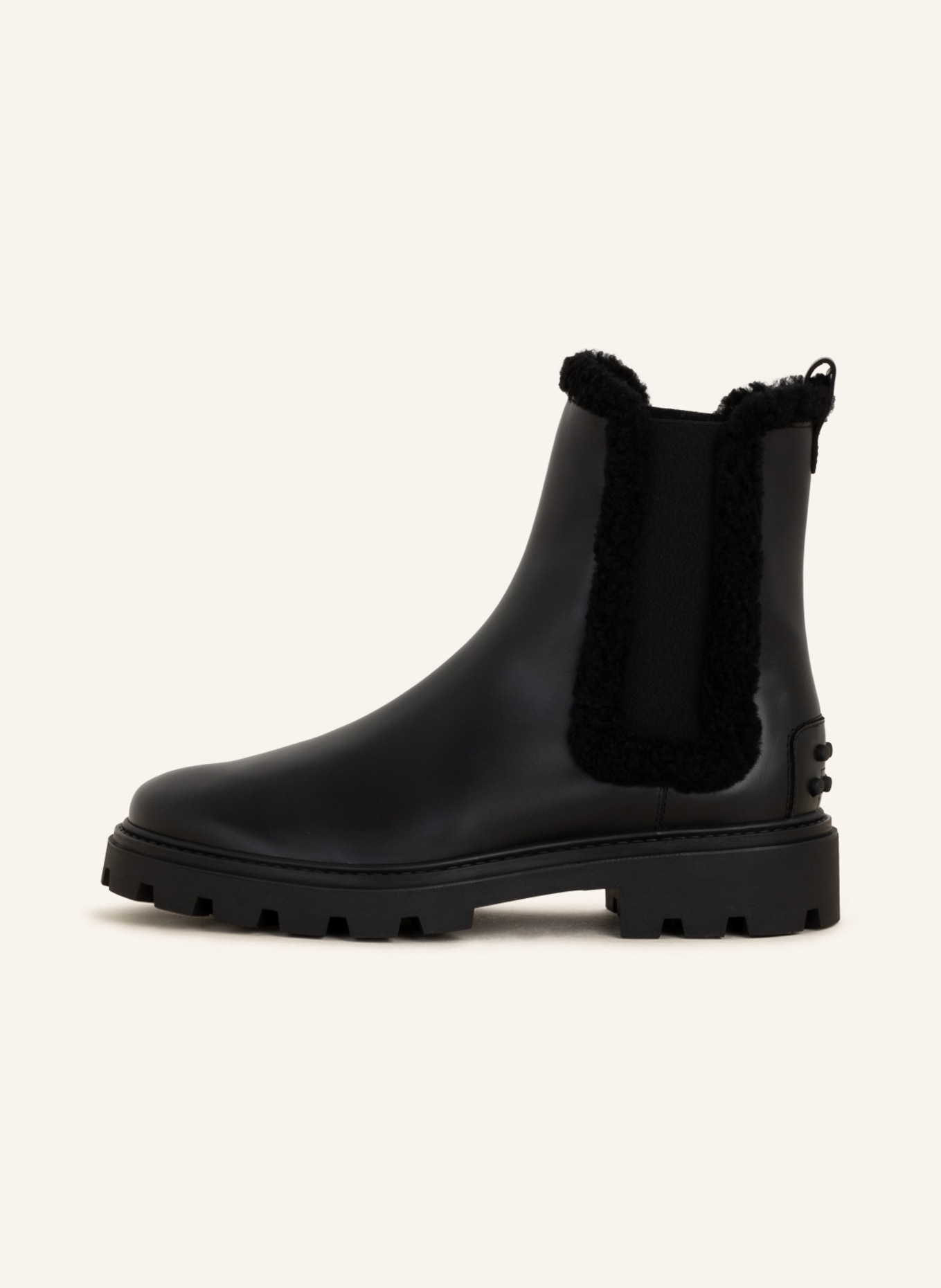TOD'S  boots GOMMA, Color: BLACK (Image 4)